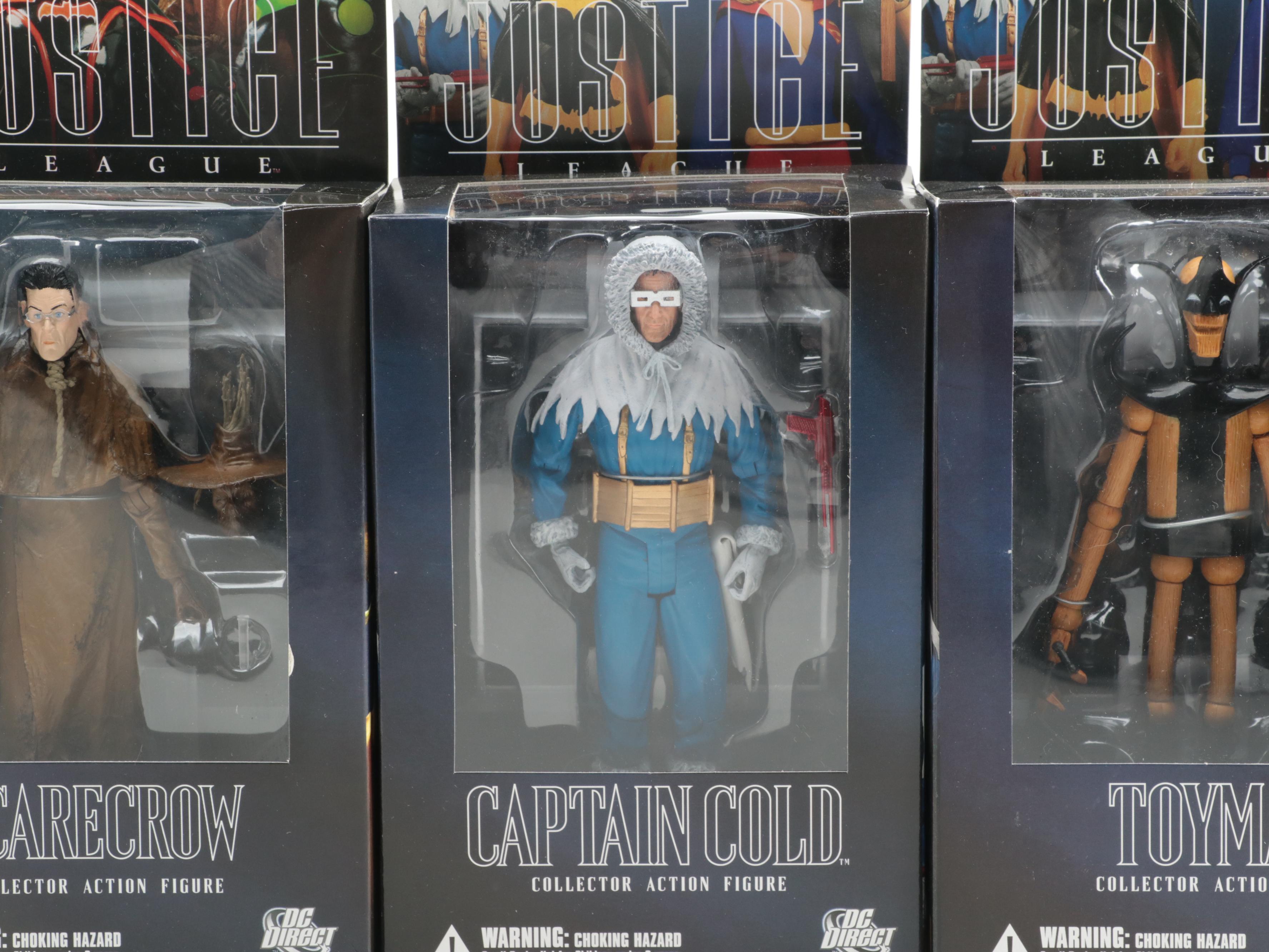 DC Direct Justice League Series 6, 7 and 8 Action Figures, 2000s