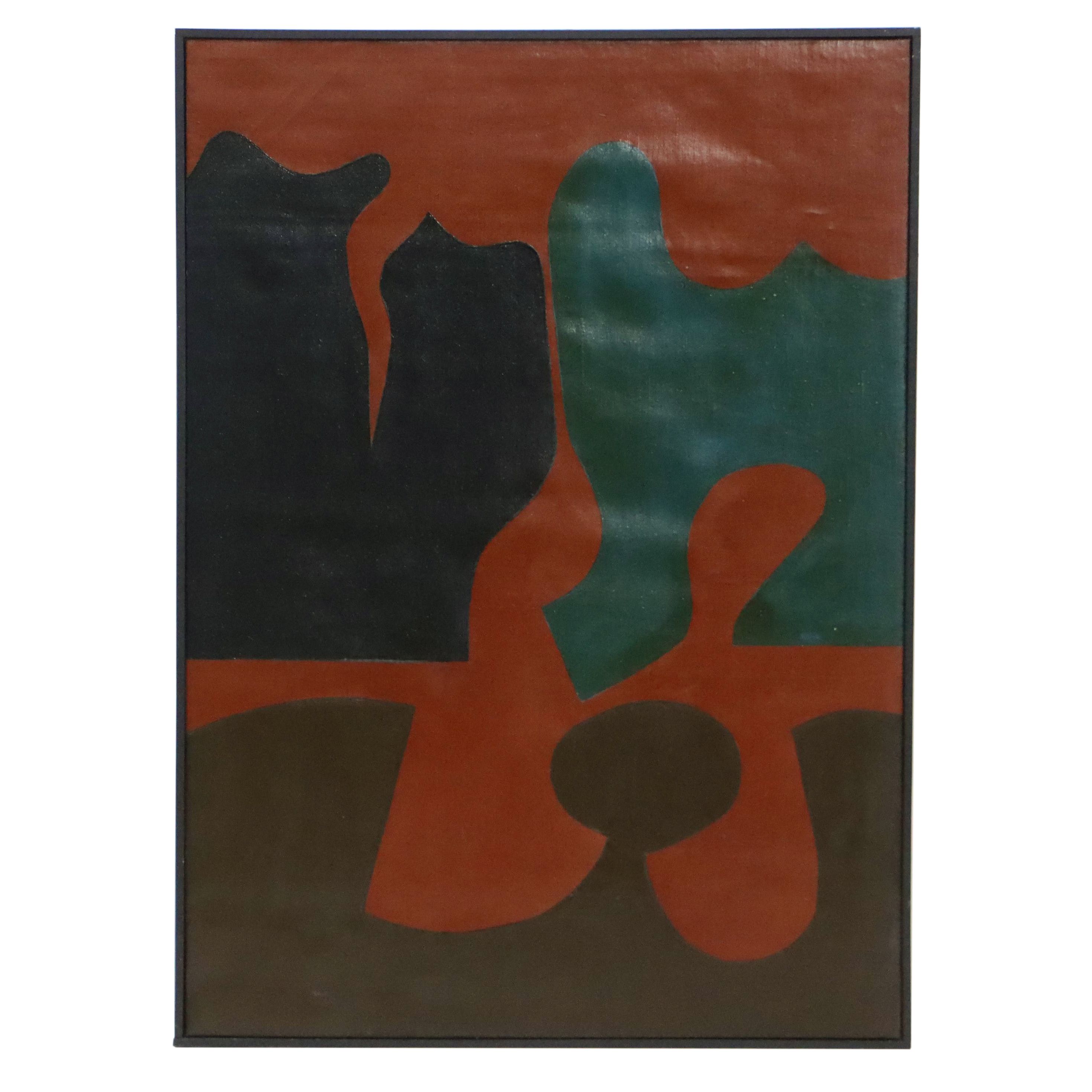 Harry Hilson Abstract Oil Painting