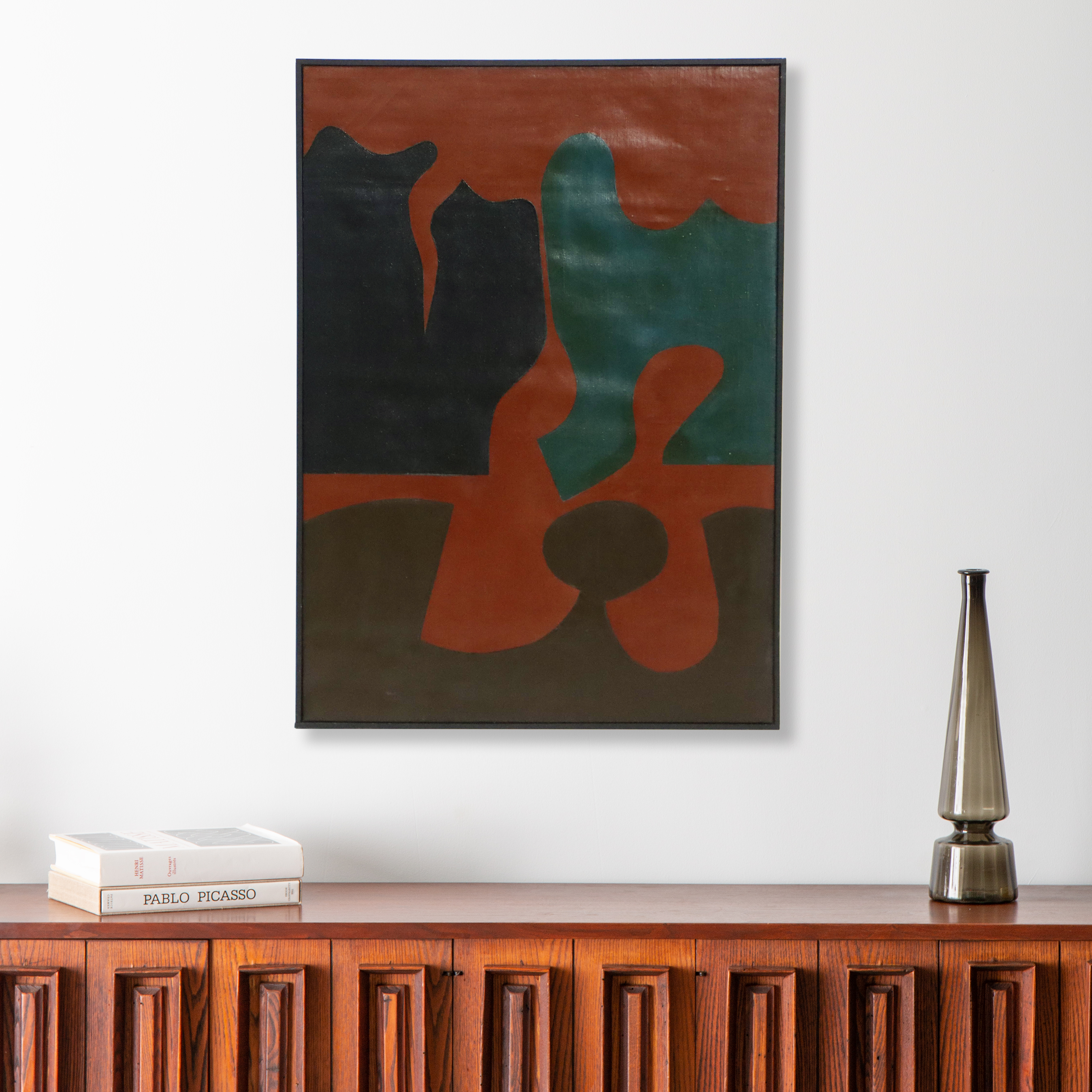 Harry Hilson Abstract Oil Painting