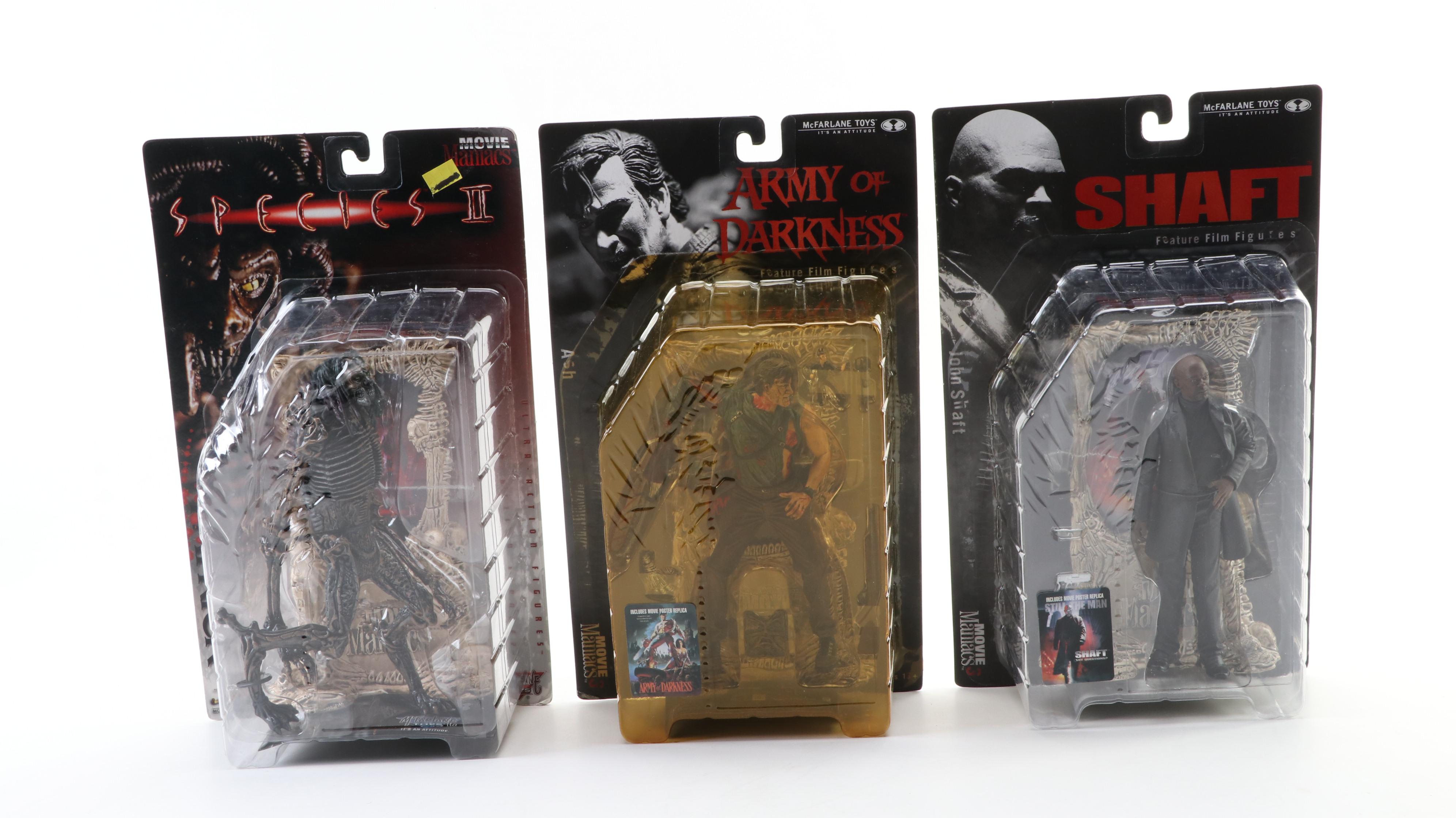 2000 McFarlane Toys Movie Maniacs Series 3 Sealed Action Figures