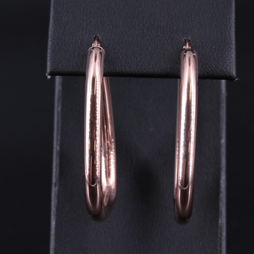 14K Hoop Earrings