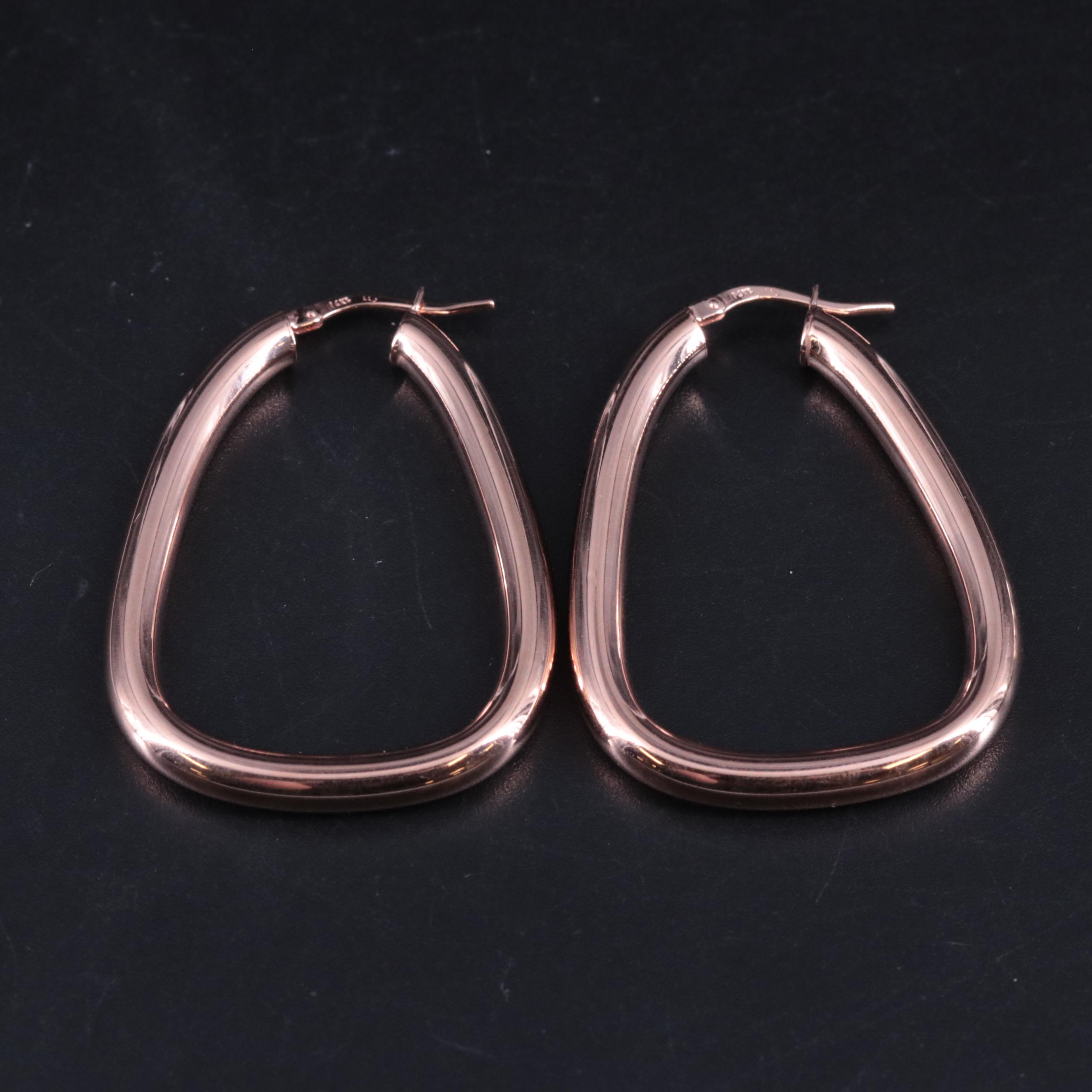 14K Hoop Earrings