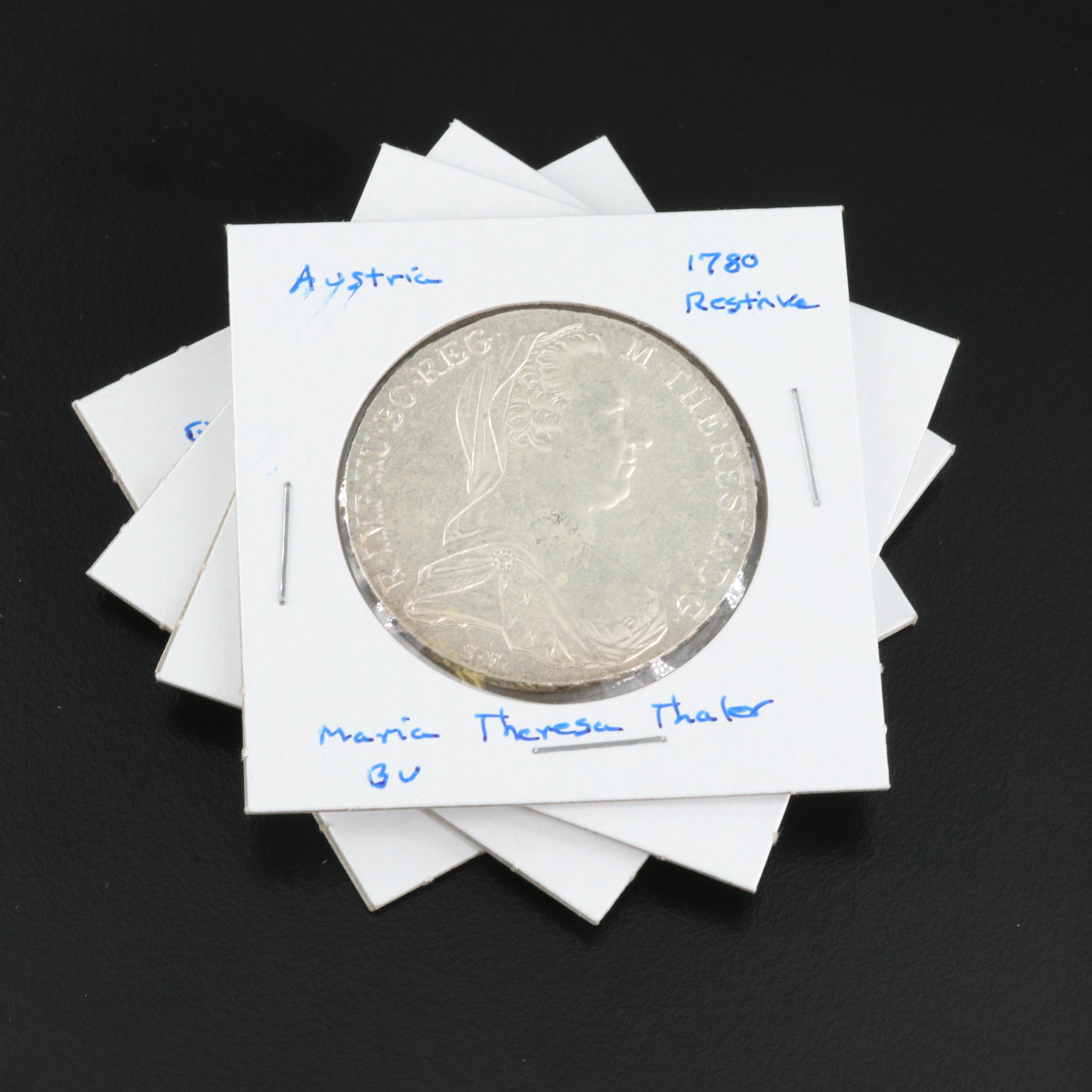 Four Silver Coins Including Eagles