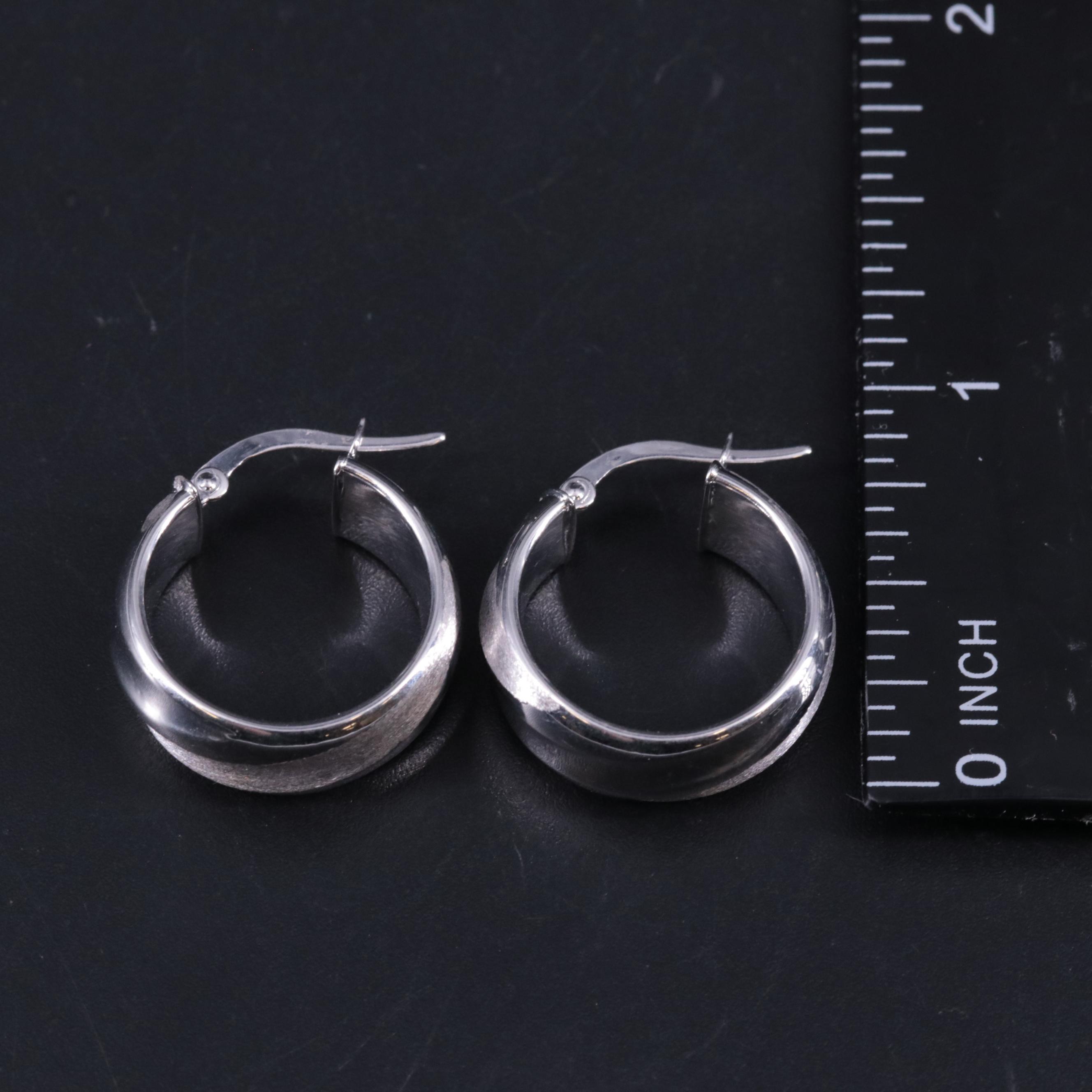 14K Hoop Earrings