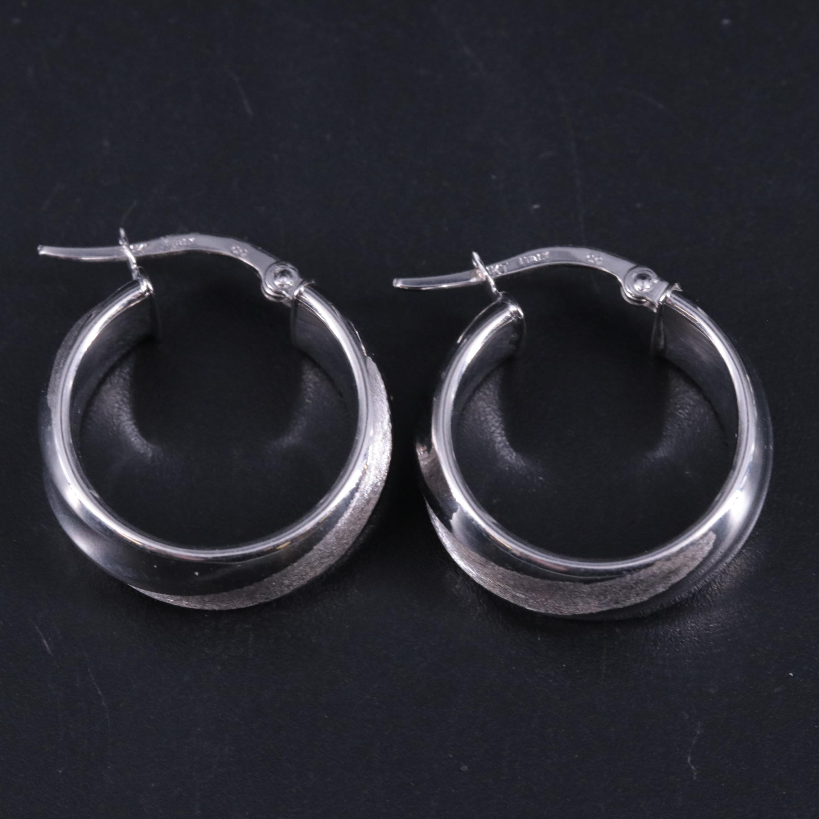 14K Hoop Earrings