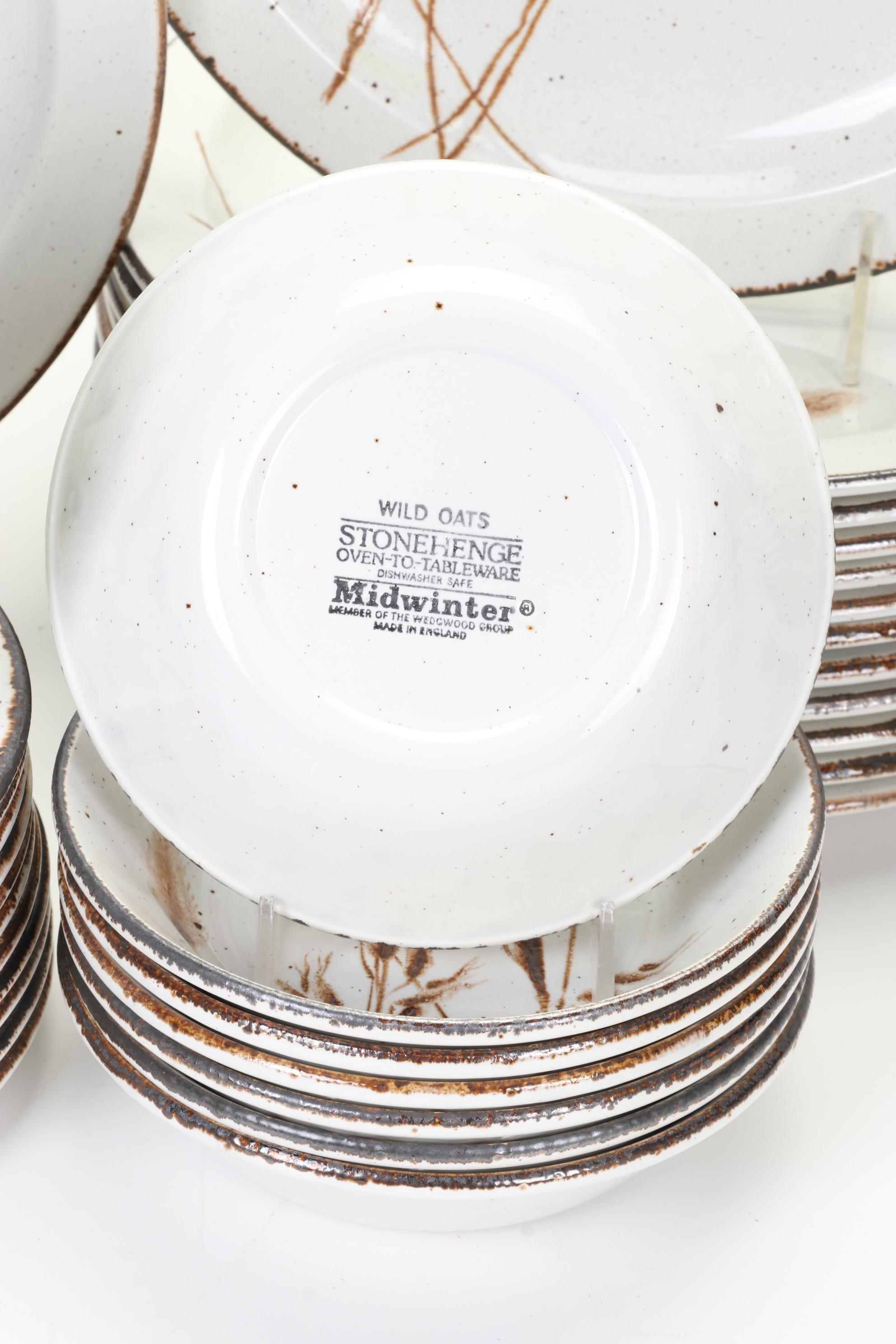 Midwinter "Wild Oats Stonehenge" Dinnerware and Serveware