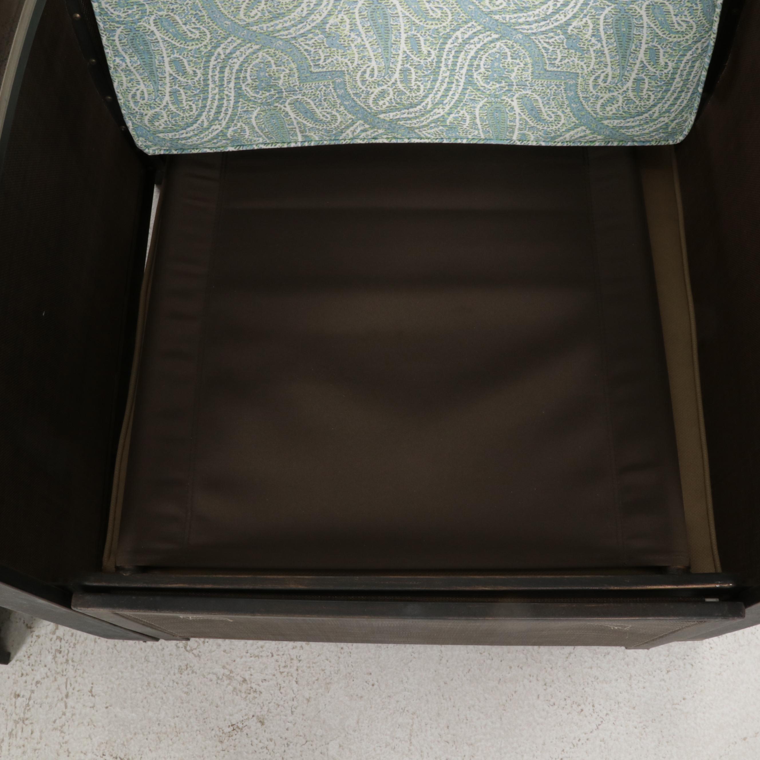 Courtyard Creations Extension Patio Lounge Chairs and Fire Bowl Side Table