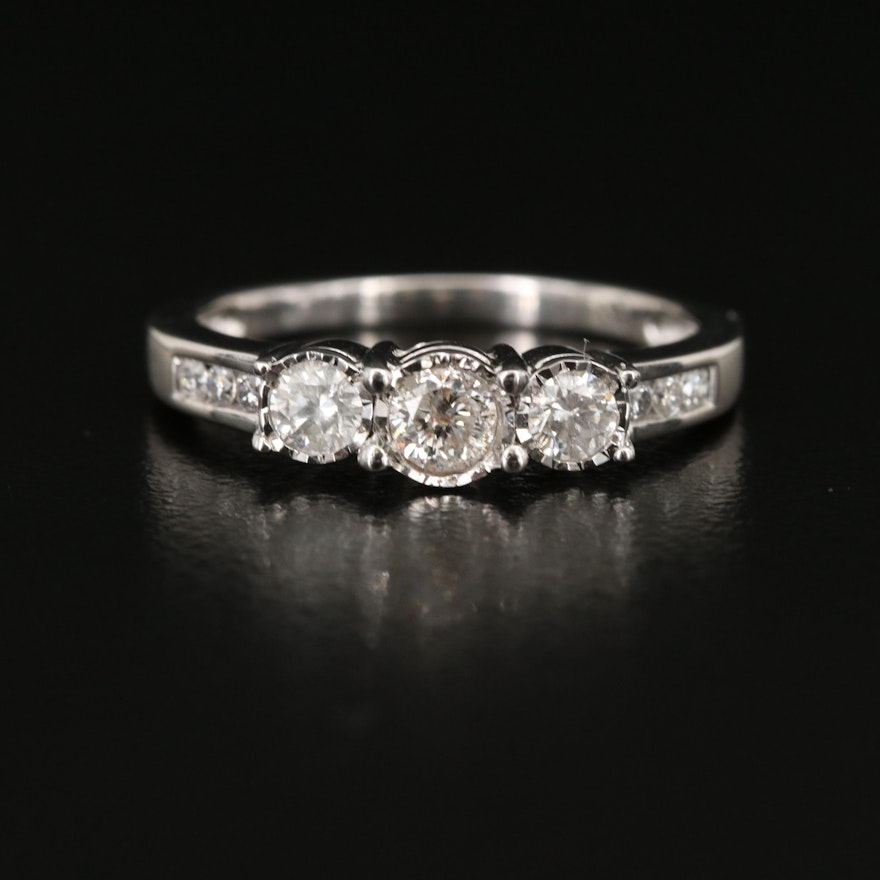 10K 0.50 CTW Diamond Ring