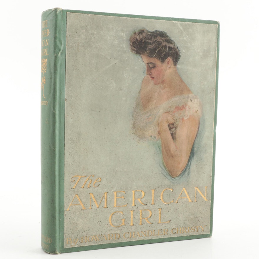 Illustrated "The American Girl" by Howard Chandler Christy, 1906