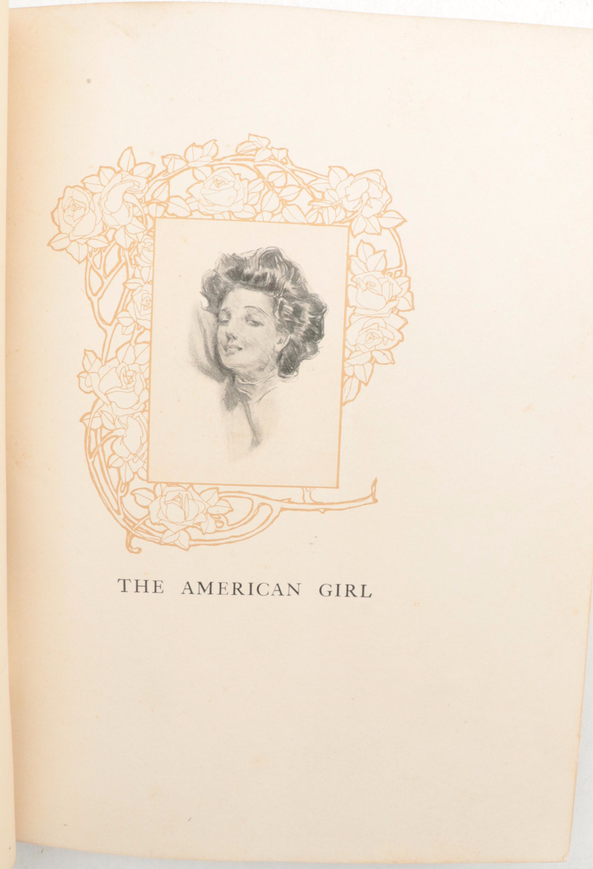 Illustrated "The American Girl" by Howard Chandler Christy, 1906