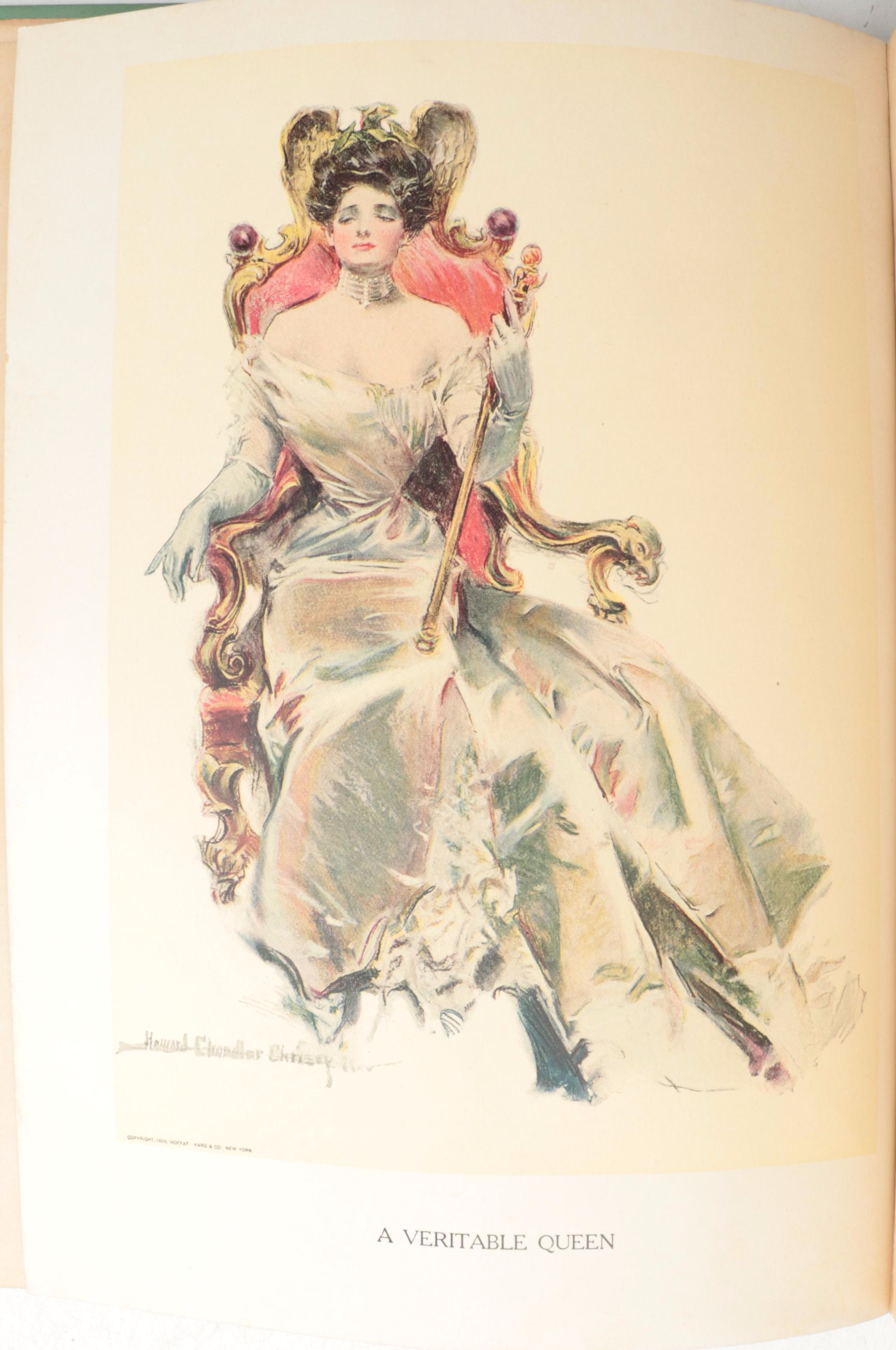 Illustrated "The American Girl" by Howard Chandler Christy, 1906