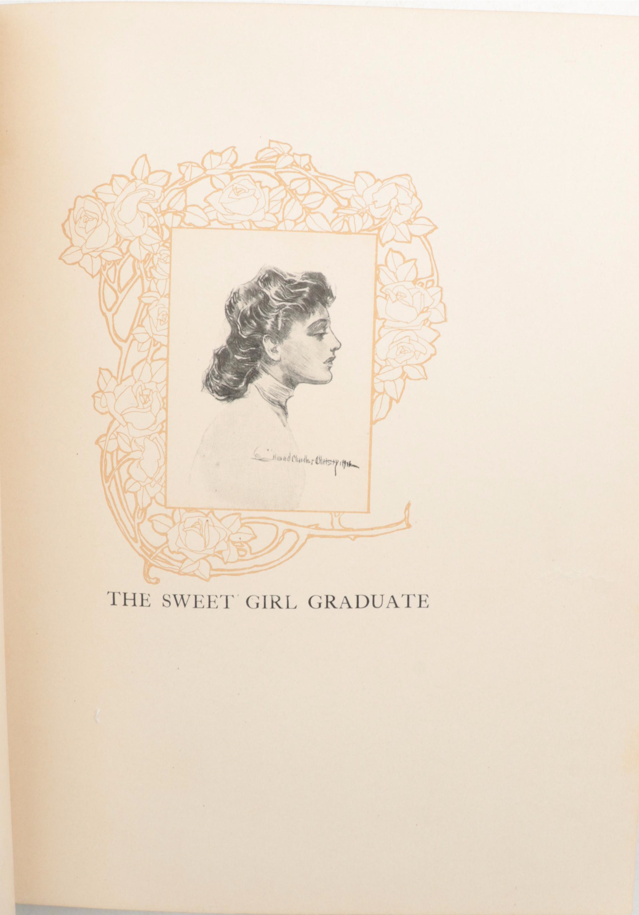Illustrated "The American Girl" by Howard Chandler Christy, 1906