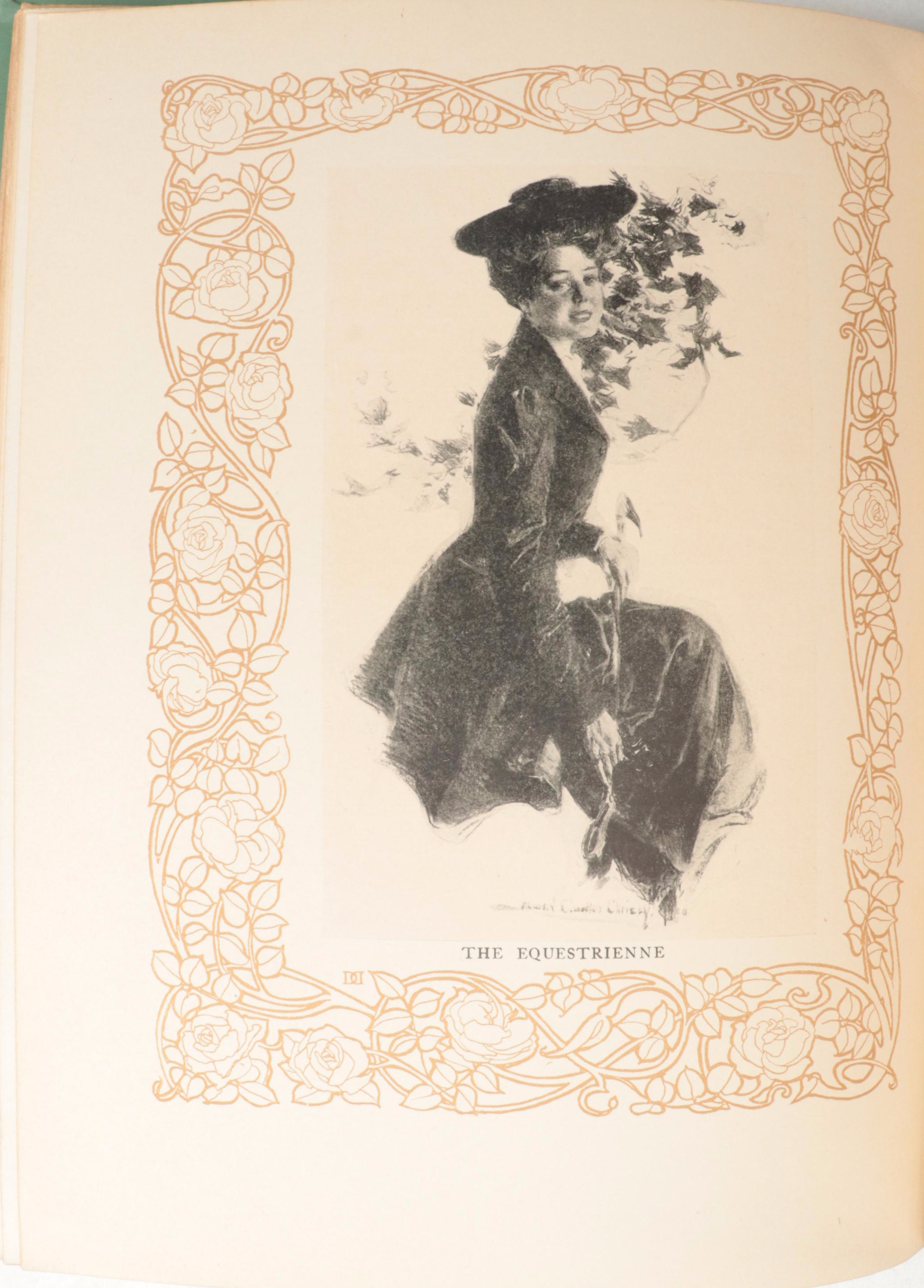 Illustrated "The American Girl" by Howard Chandler Christy, 1906