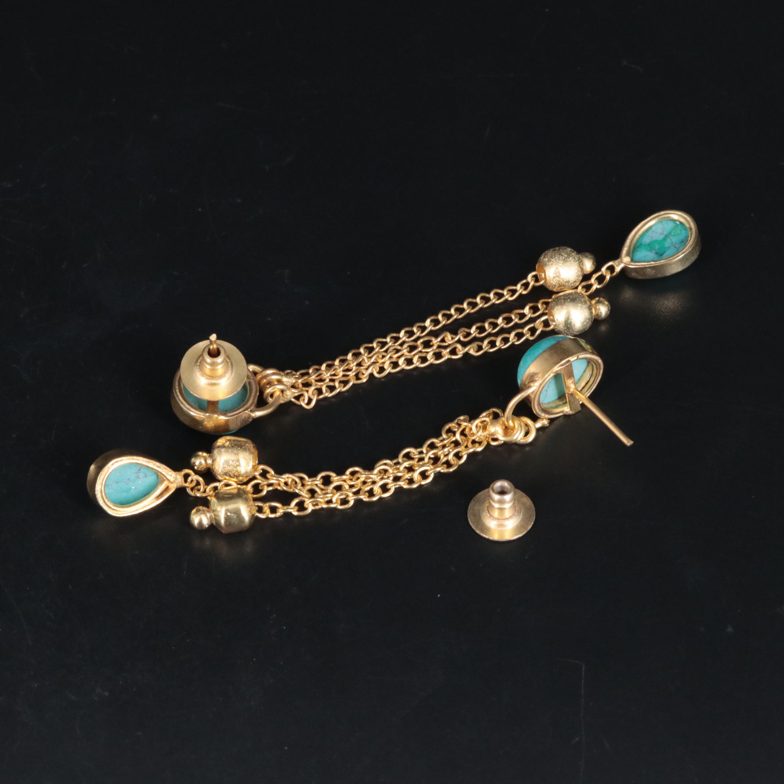 Turquoise Dangle Earrings