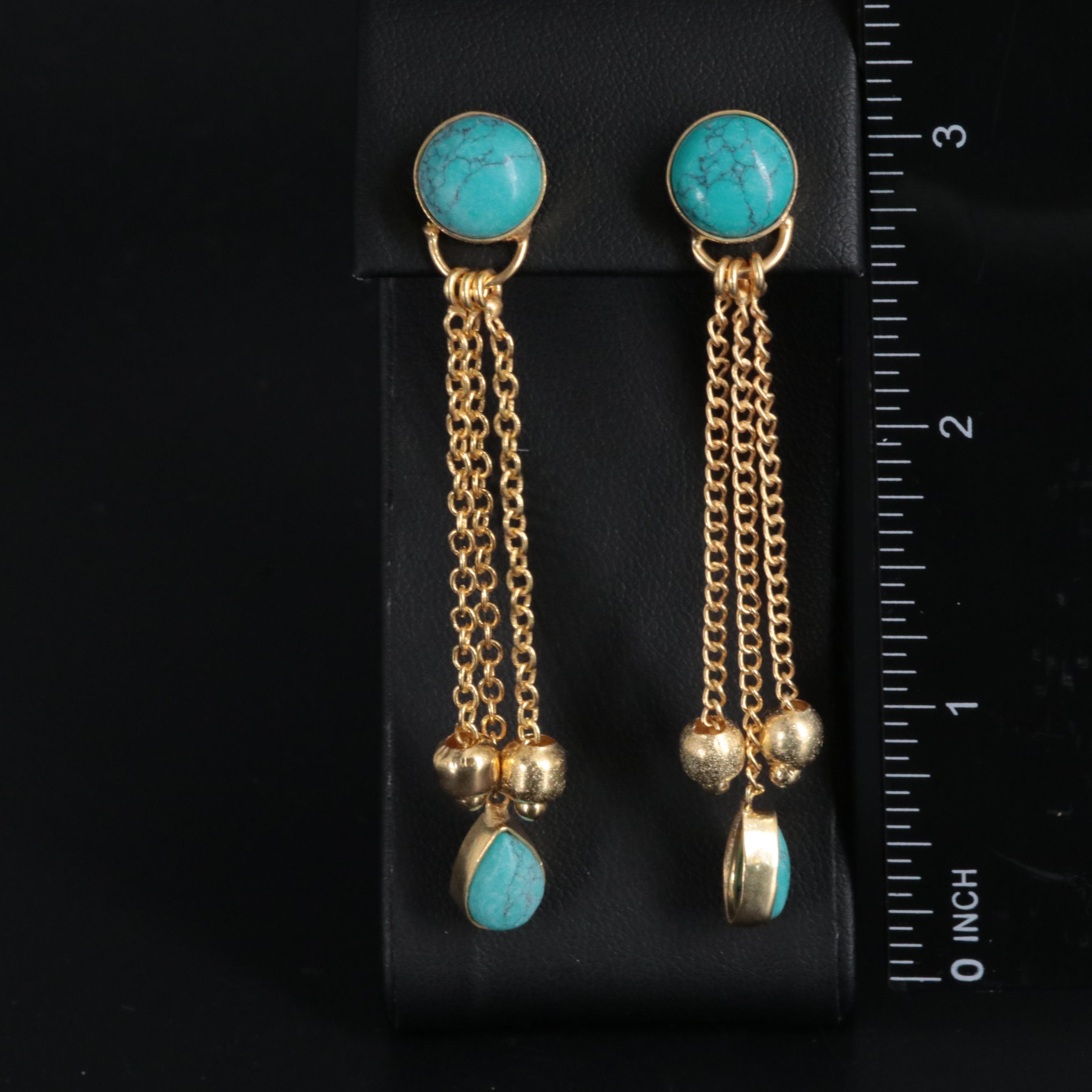Turquoise Dangle Earrings