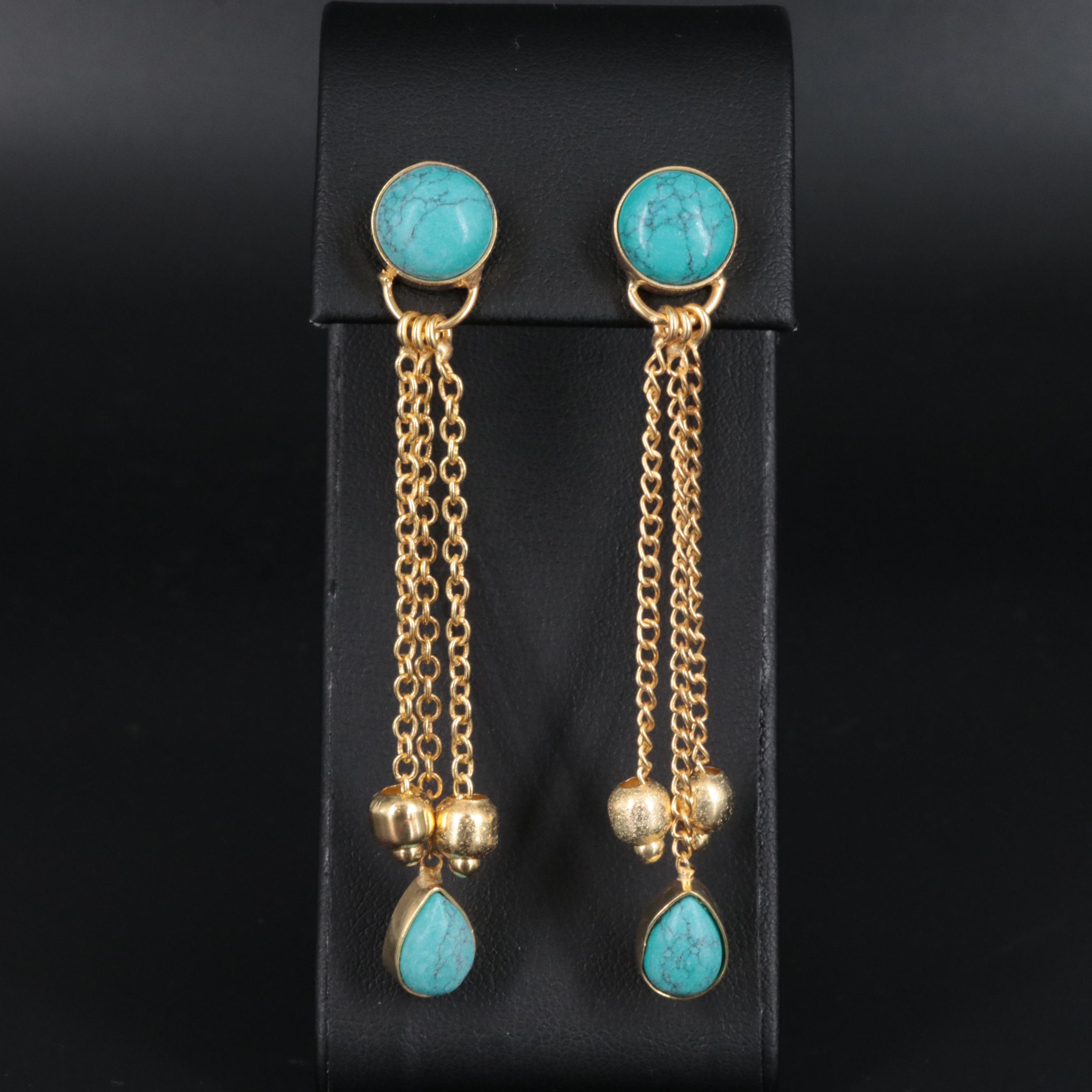 Turquoise Dangle Earrings
