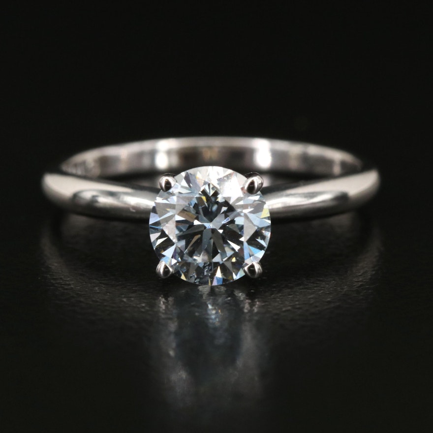 14K 1.09 CT Lab Grown Diamond Solitaire Ring