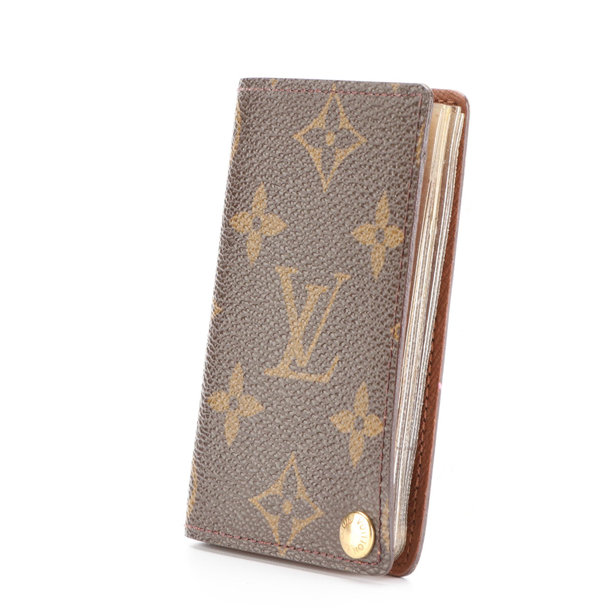 Louis Vuitton Card Case/Photo Booklet in Monogram Canvas
