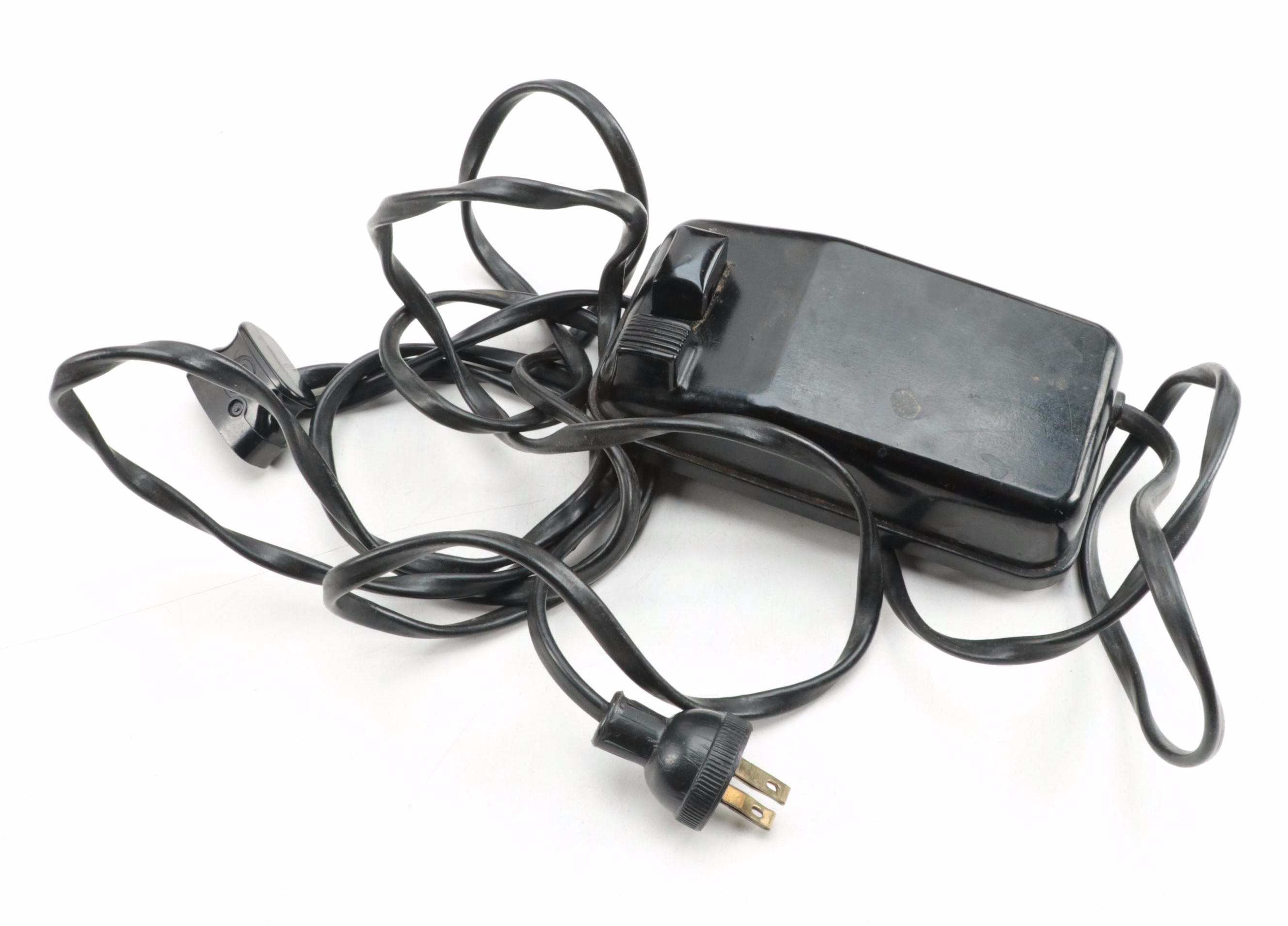 Singer Model 15-91 Electric Sewing Machine with Case and Accessories, 1941