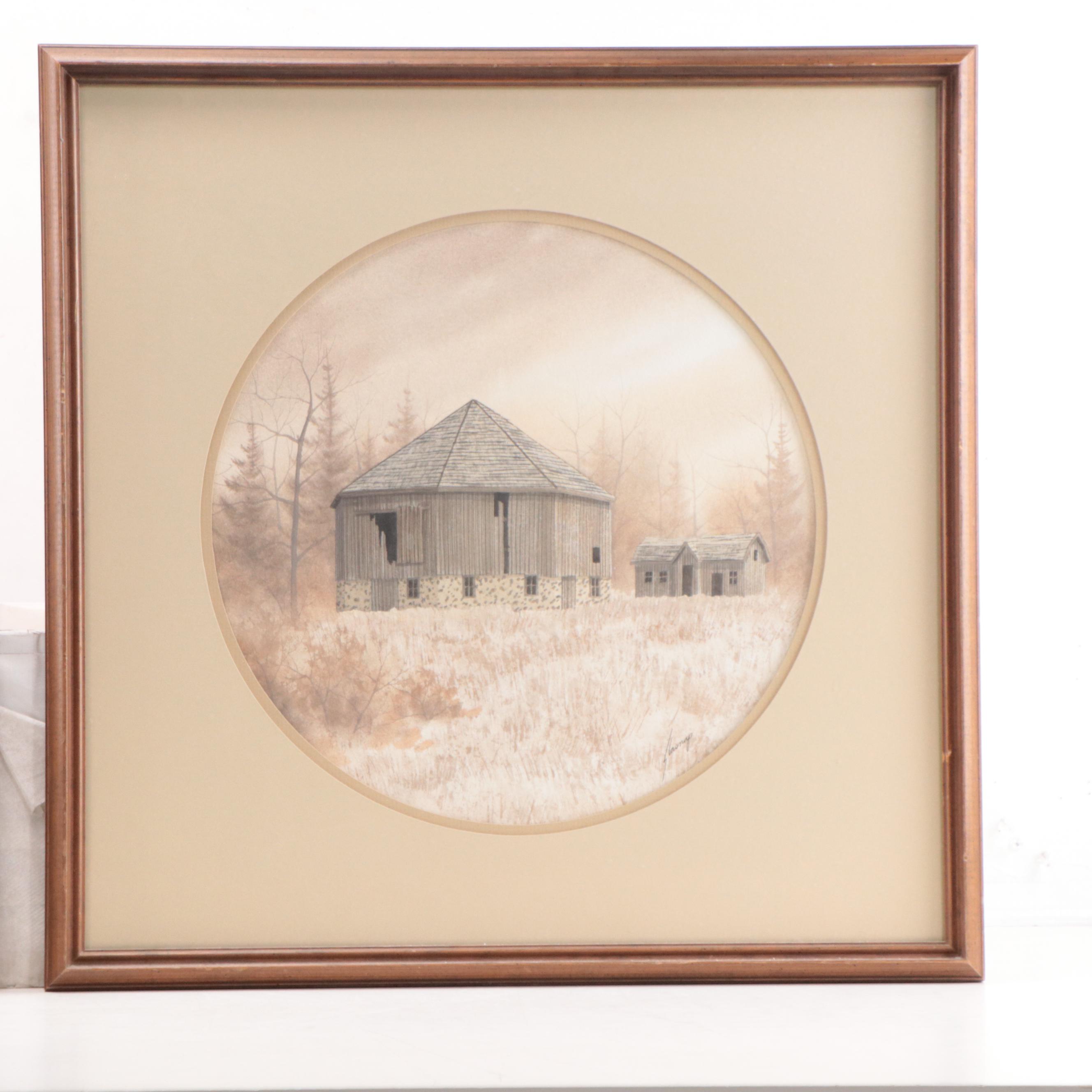 Kathy Glasnap Winter Landscape Paintings