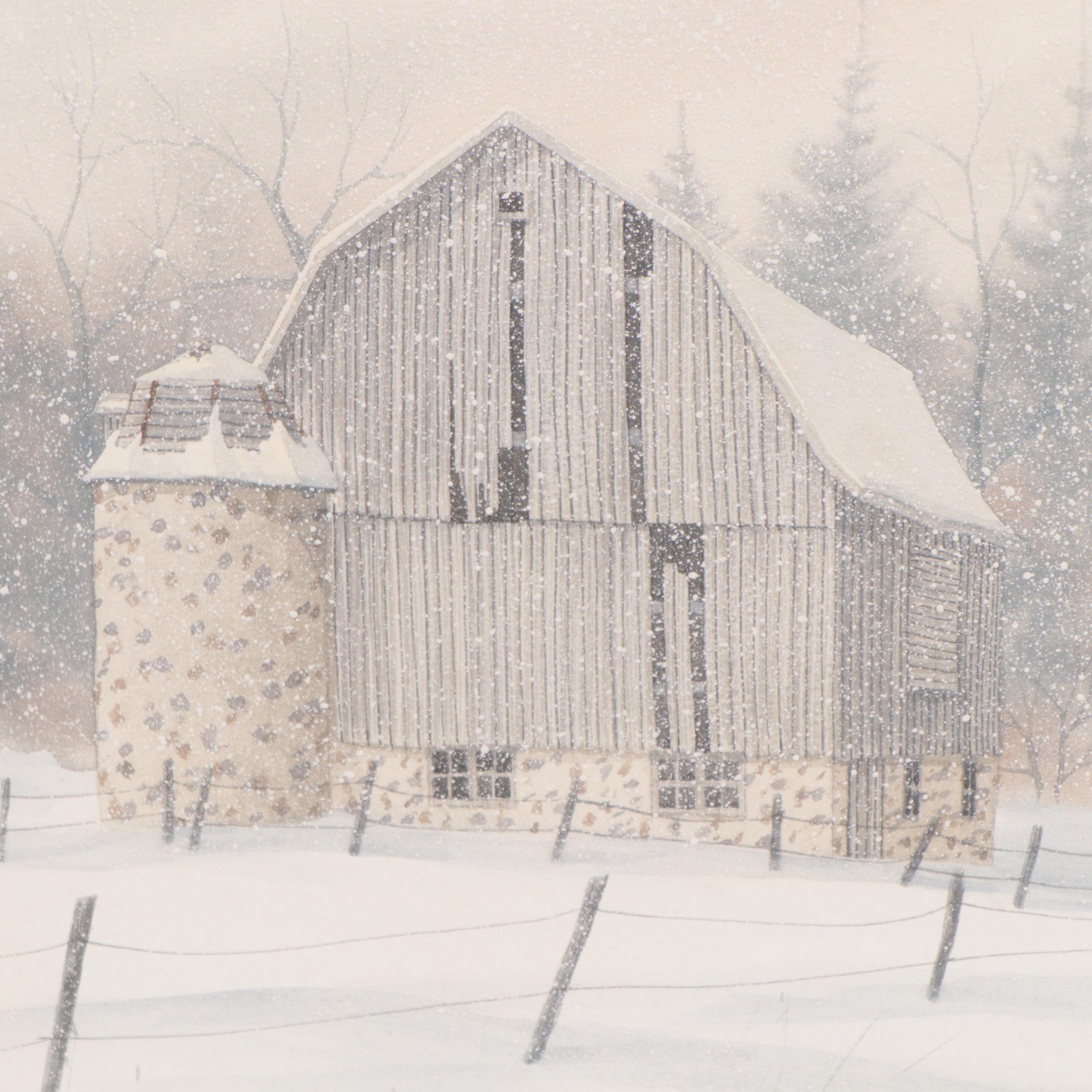 Kathy Glasnap Winter Landscape Paintings