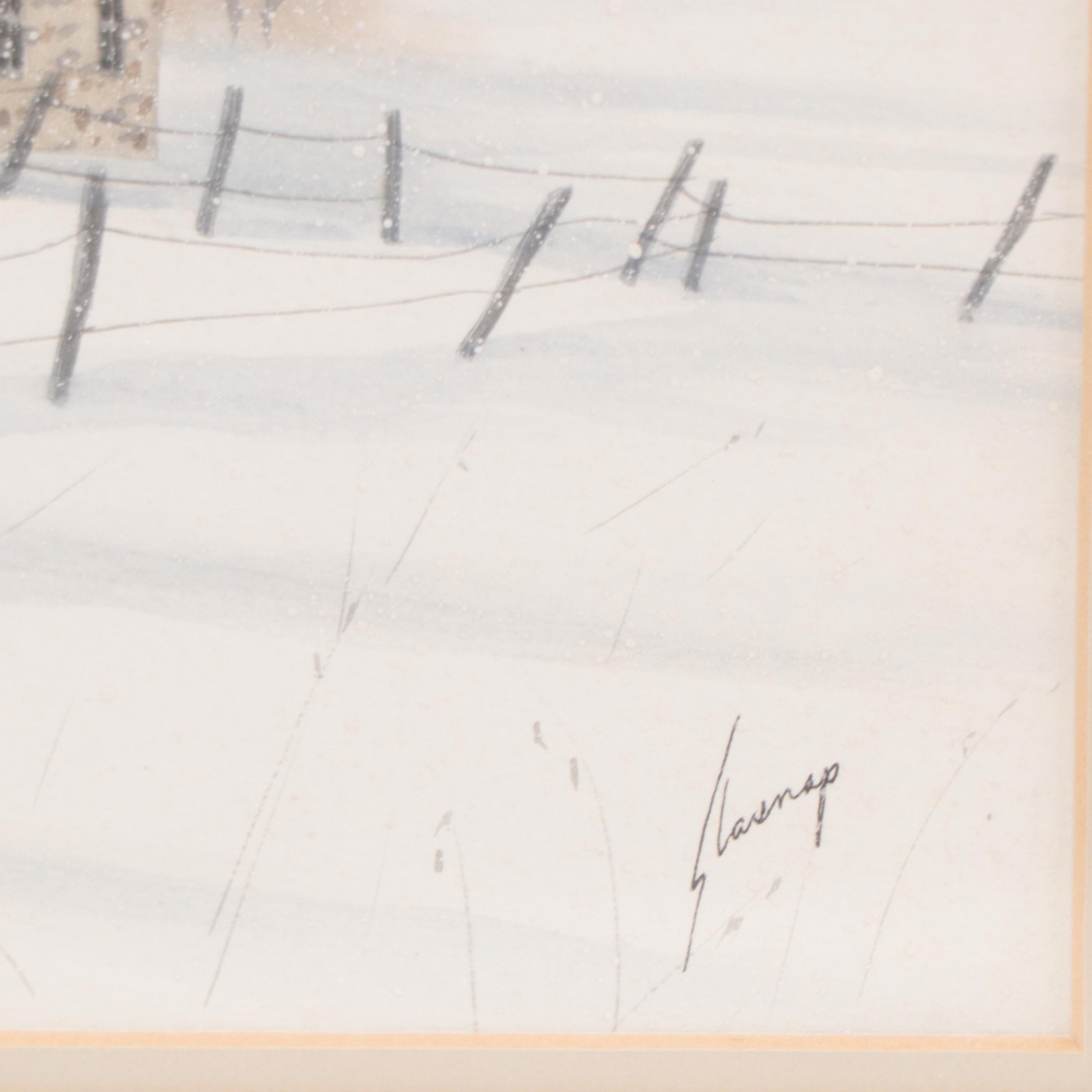 Kathy Glasnap Winter Landscape Paintings