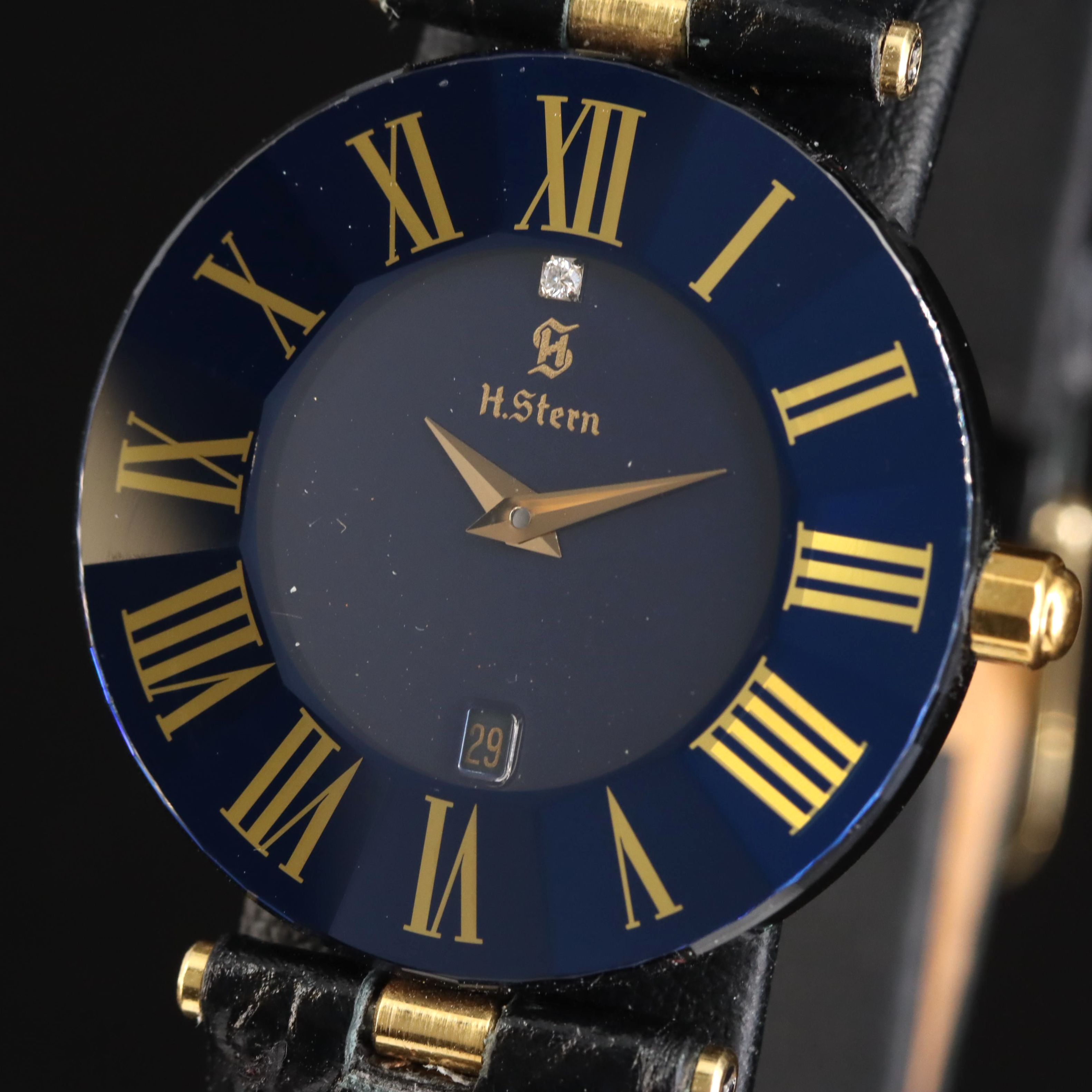 H. Stern Safira 18K and Stainless Steel Diamond Watch