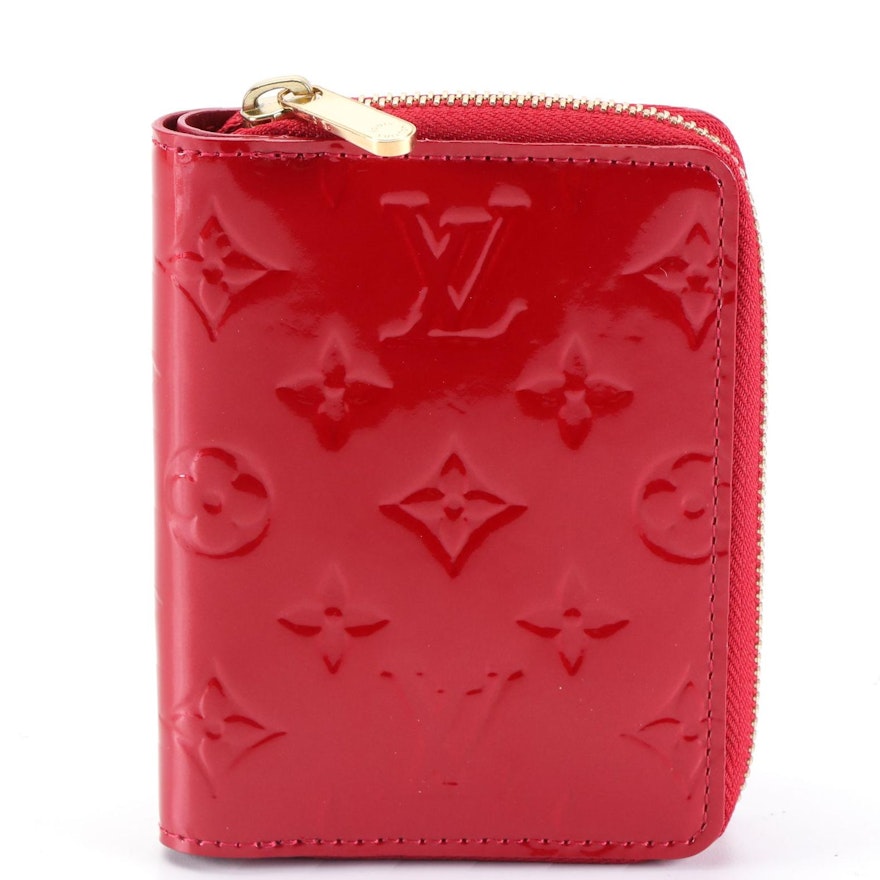 Louis Vuitton Compact Zip Wallet in Monogram Vernis