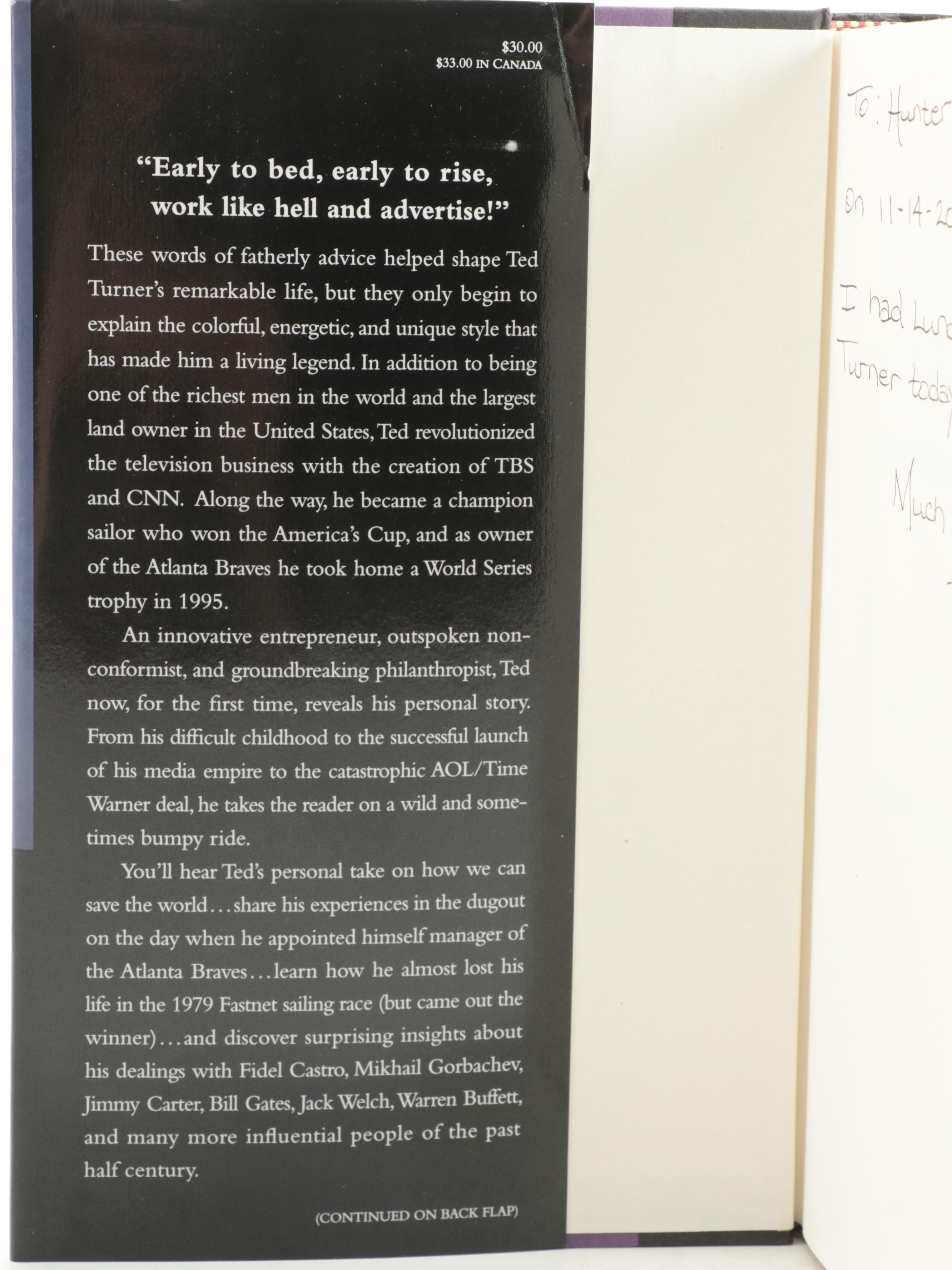 Signed First Edition "From the Ground Up" by Howard Schultz and More