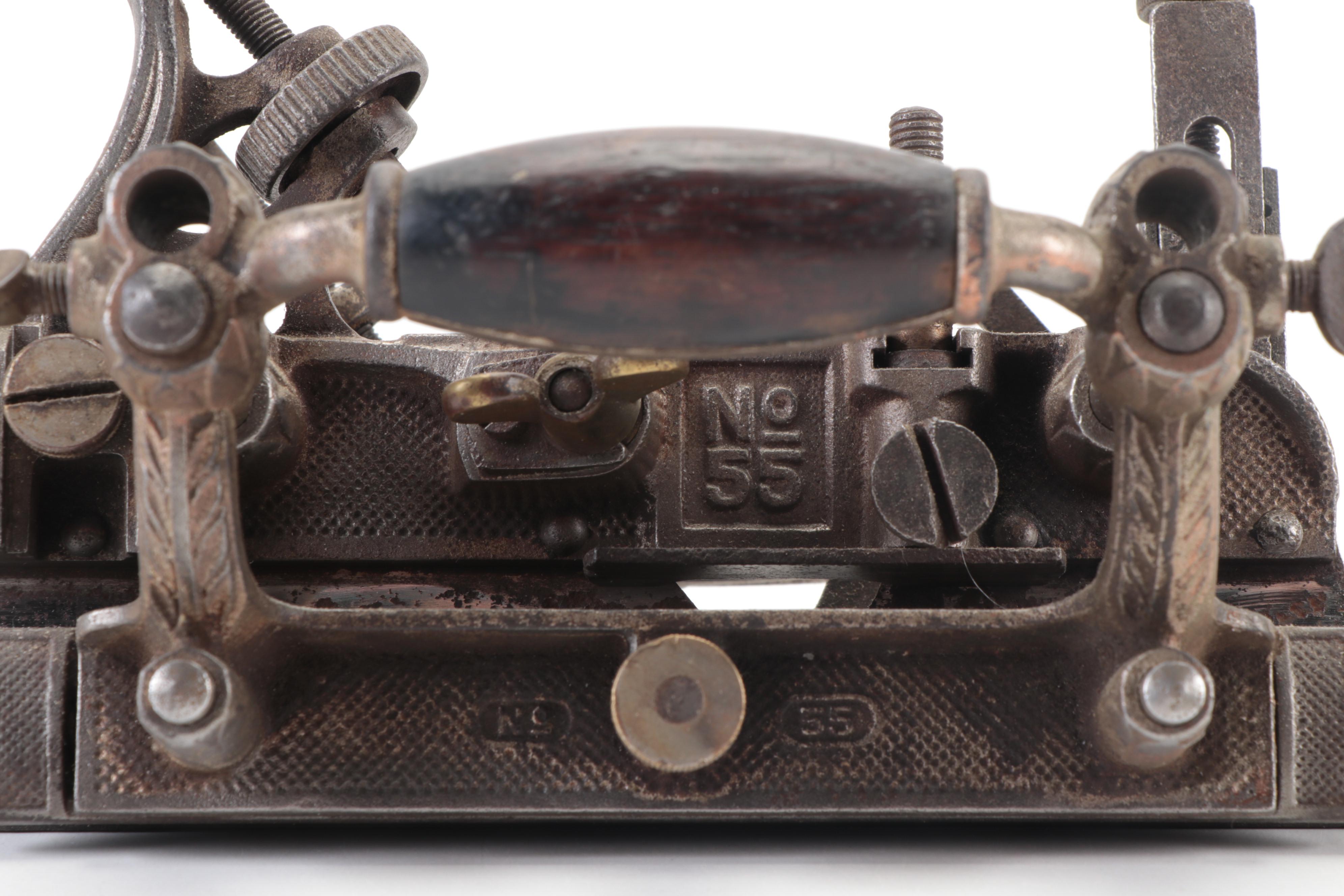Stanley Tools No. 55 Hand Plane with Cutters, Early 20th Century