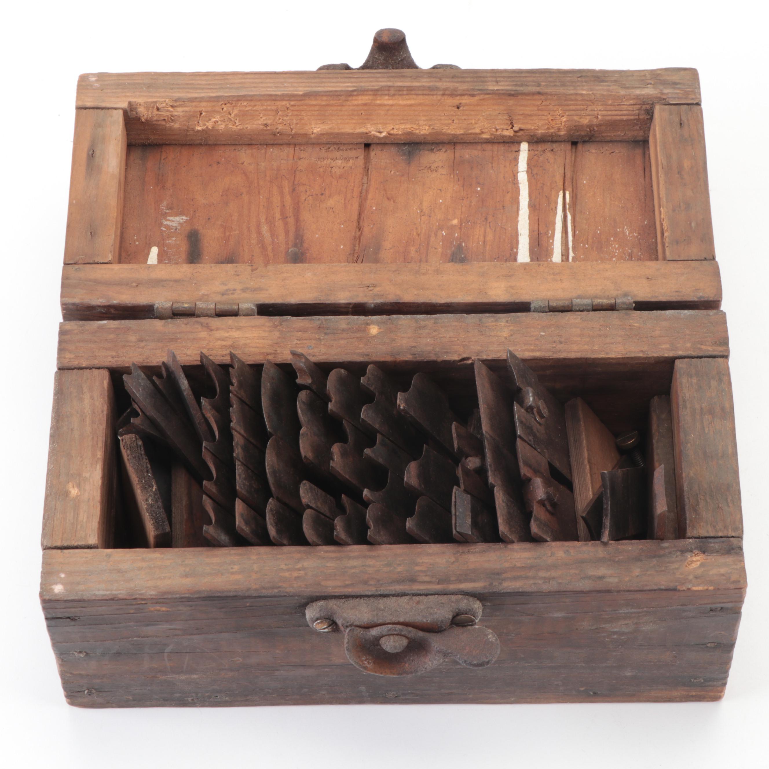 Stanley Tools No. 55 Hand Plane with Cutters, Early 20th Century