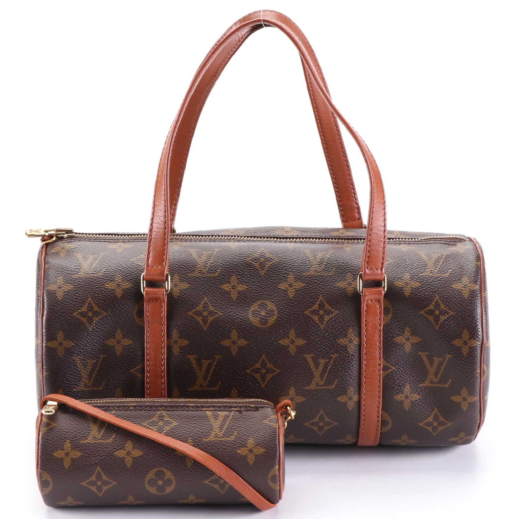 Louis Vuitton Papillon 30 Bag in Monogram Canvas with Pochette