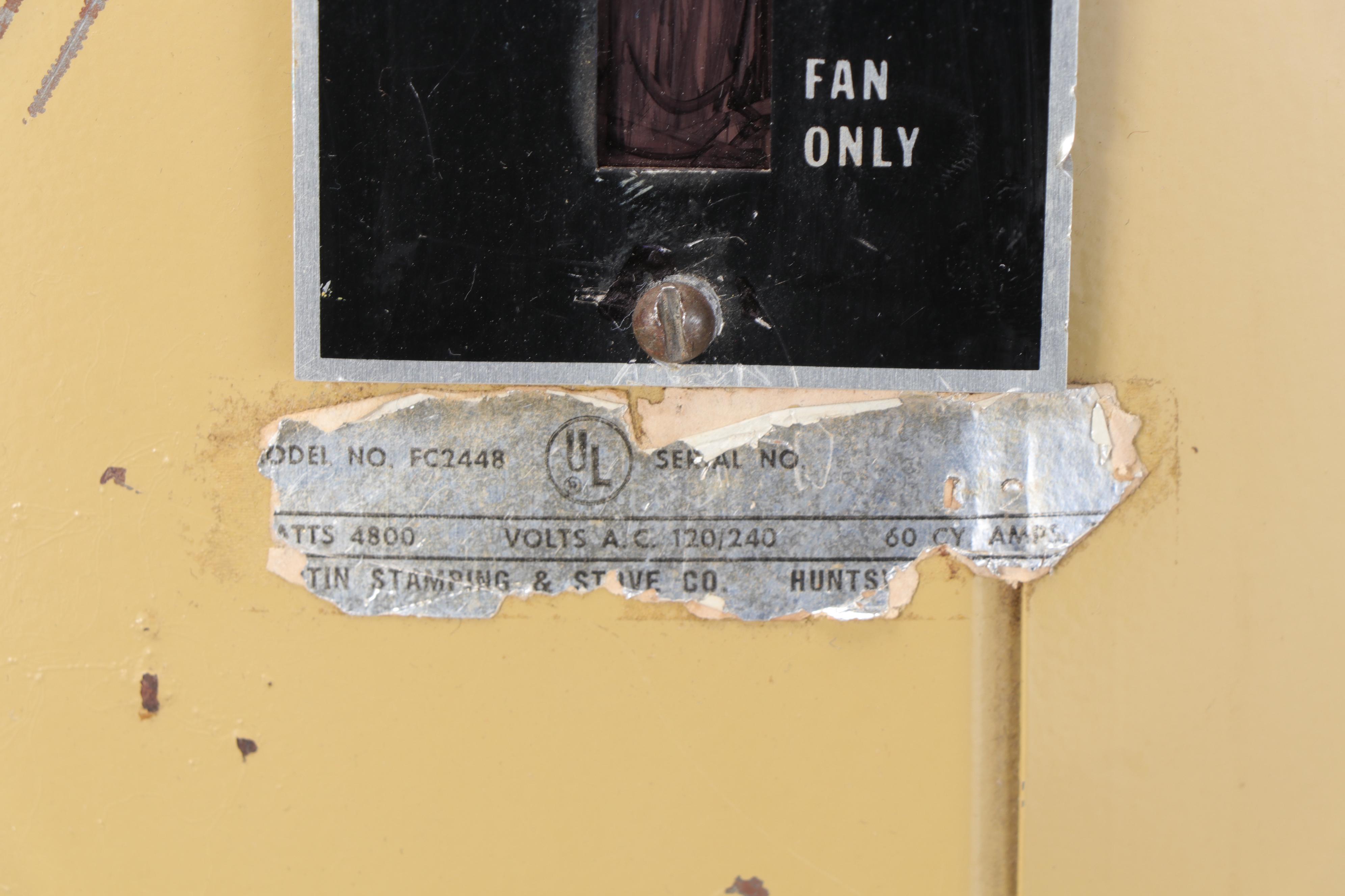 Martin Mid Century Modern Freestanding Fireplace with Knight and Armor Adornment