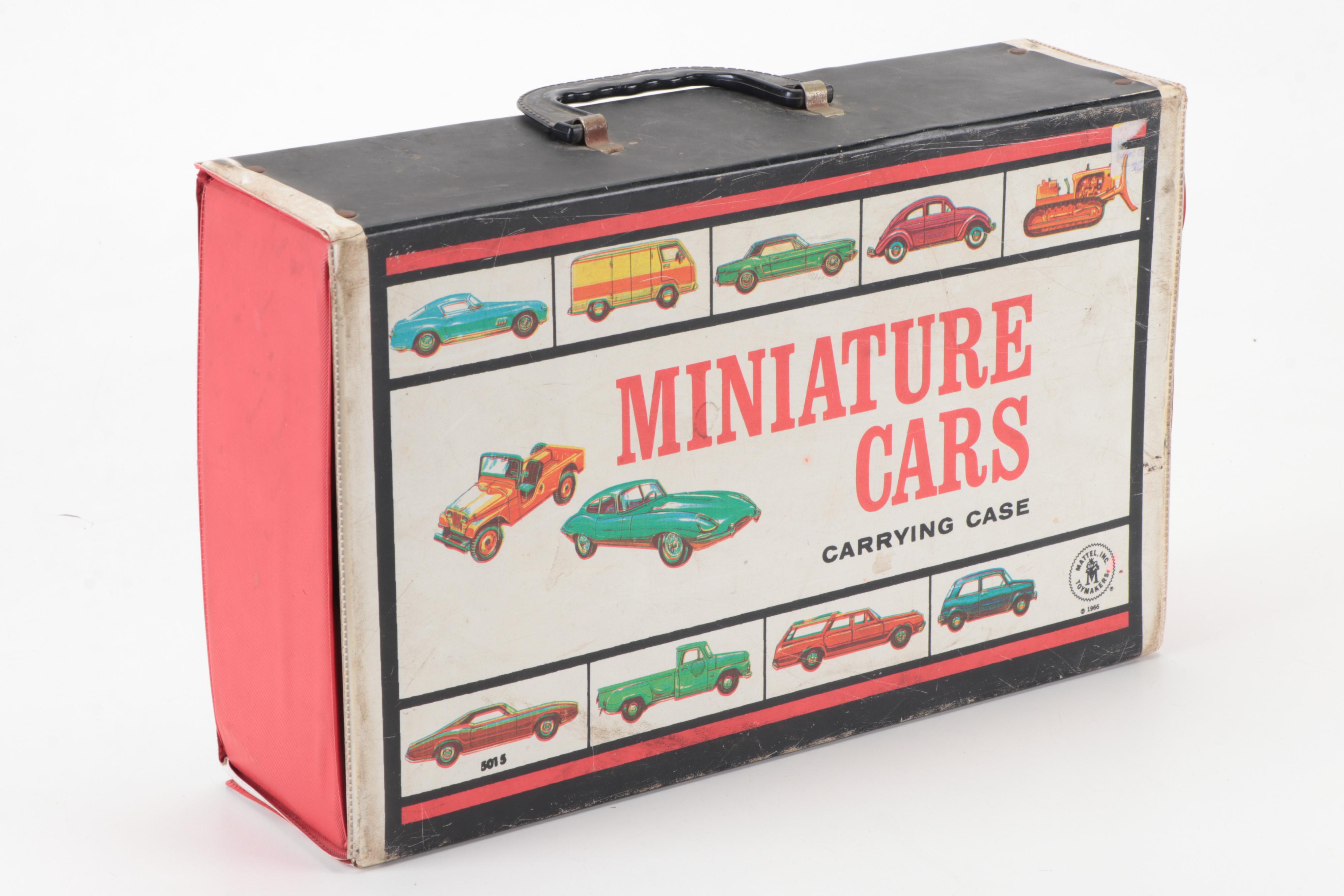 Mattel Redline Hot Wheels Diecast Cars with Carrying Case