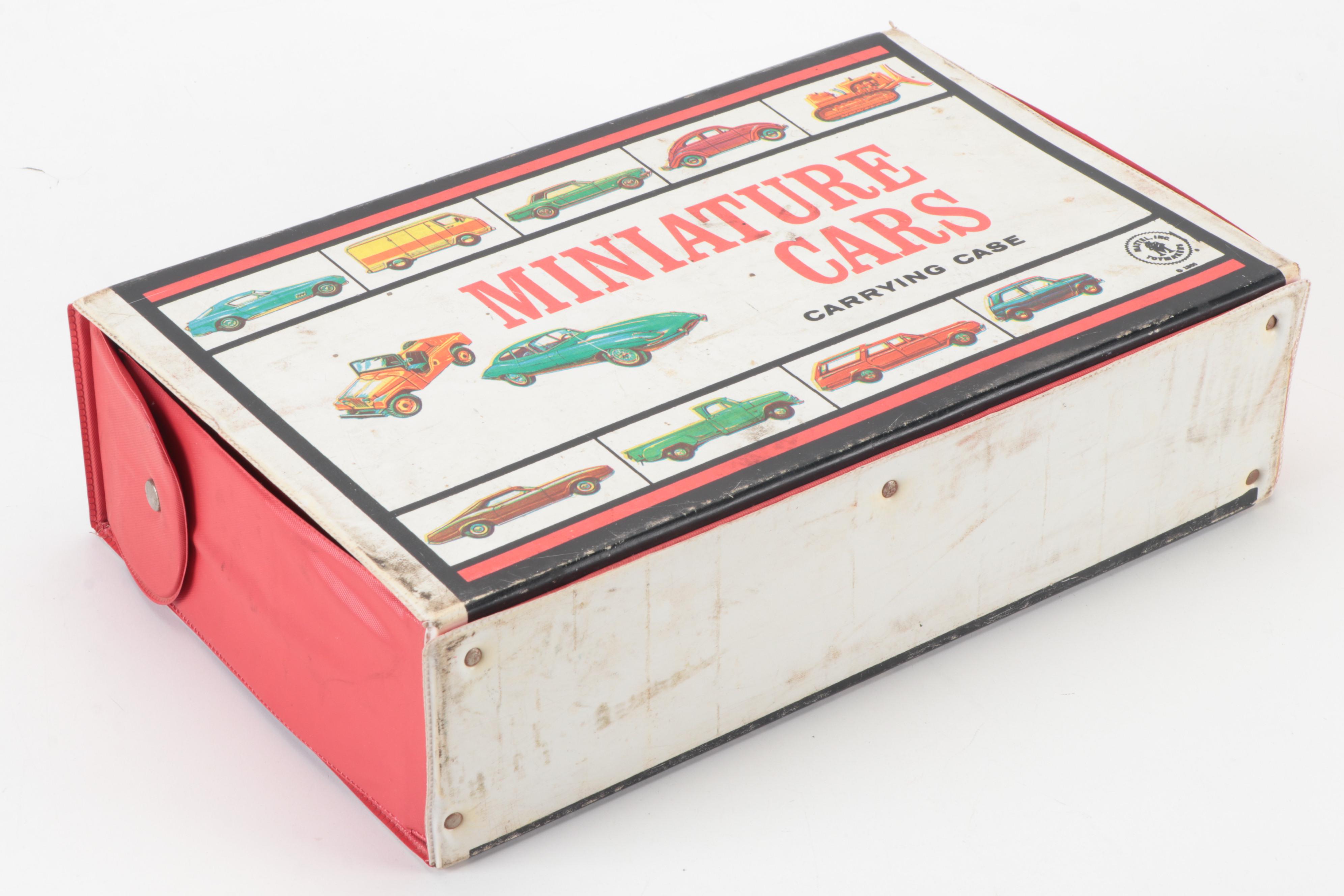 Mattel Redline Hot Wheels Diecast Cars with Carrying Case