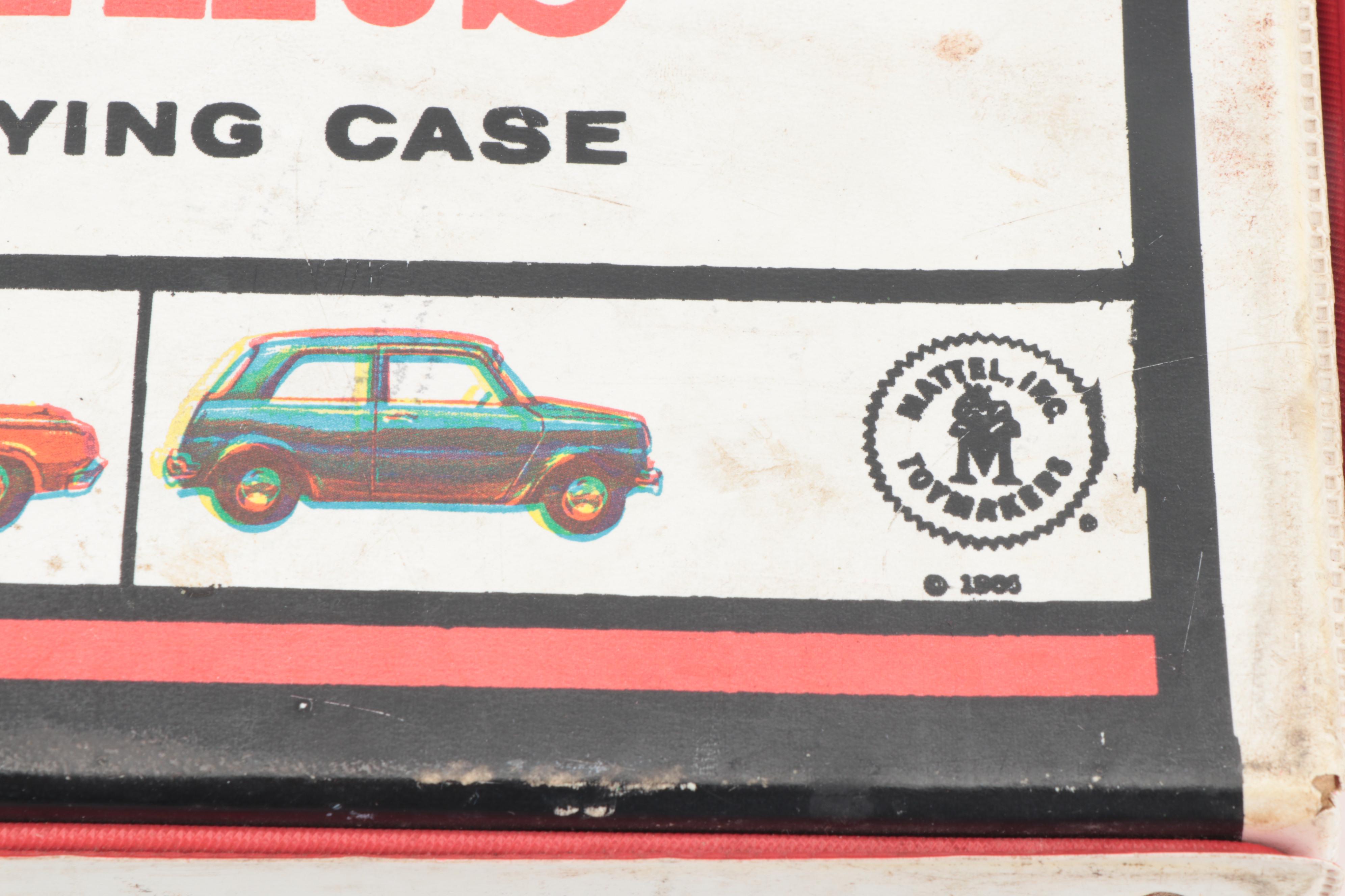 Mattel Redline Hot Wheels Diecast Cars with Carrying Case