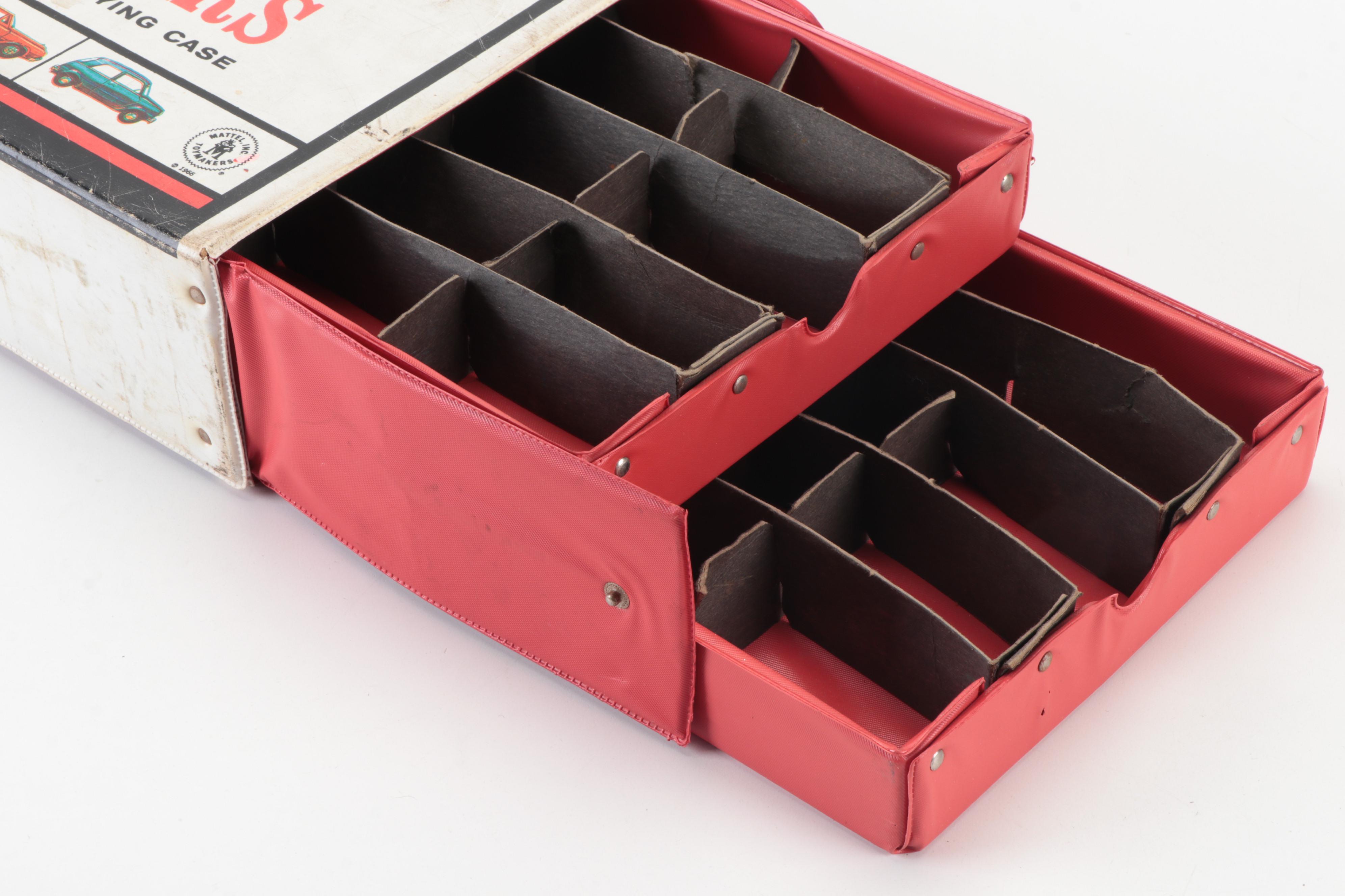 Mattel Redline Hot Wheels Diecast Cars with Carrying Case