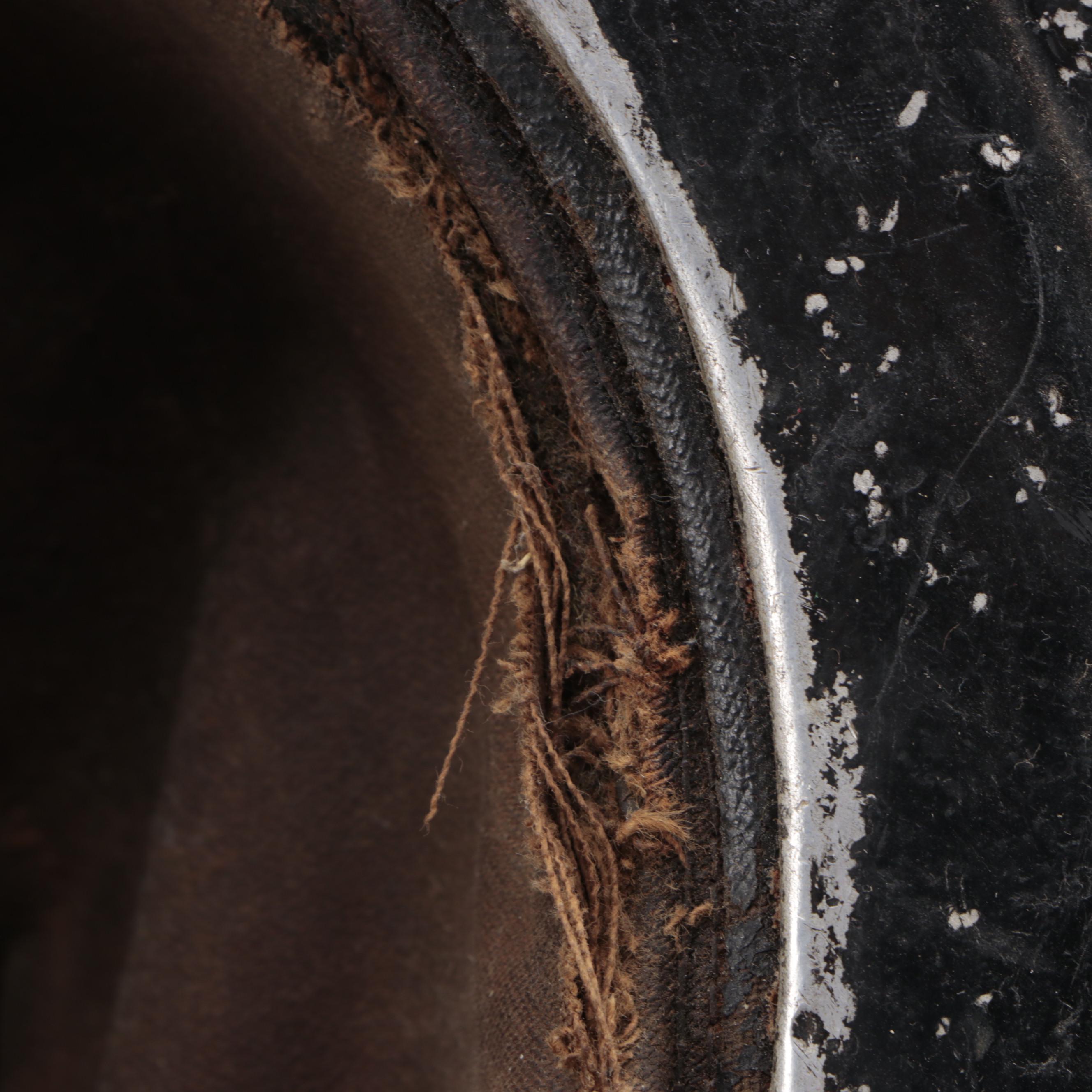 Metal Firefighter's Helmet, Mid-20th Century