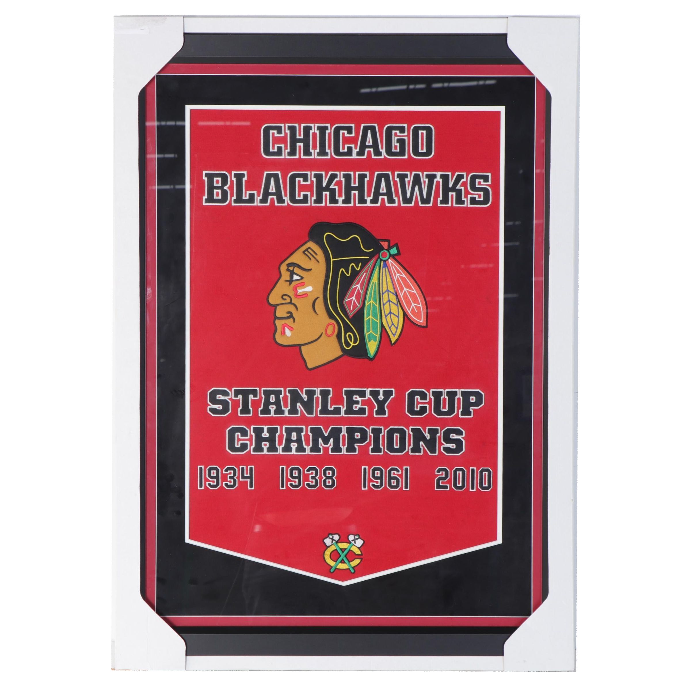 Chicago Blackhawks Stanley Cup Champions Hockey Plaque