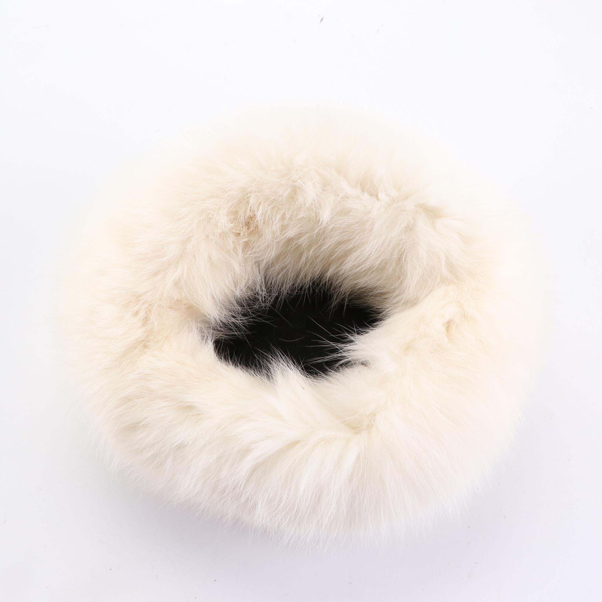Russian Sable Fur and White Fox Fur Hats