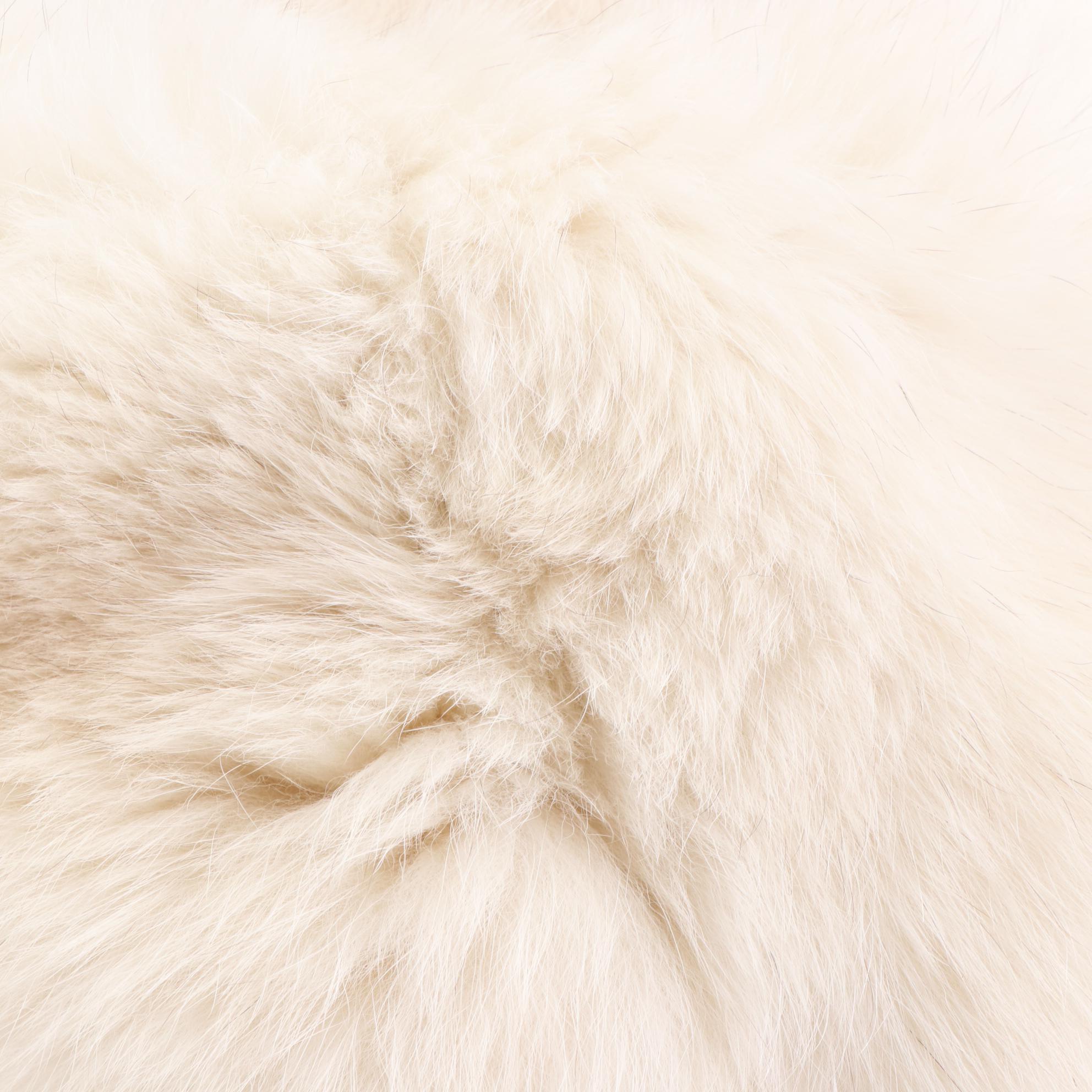 Russian Sable Fur and White Fox Fur Hats