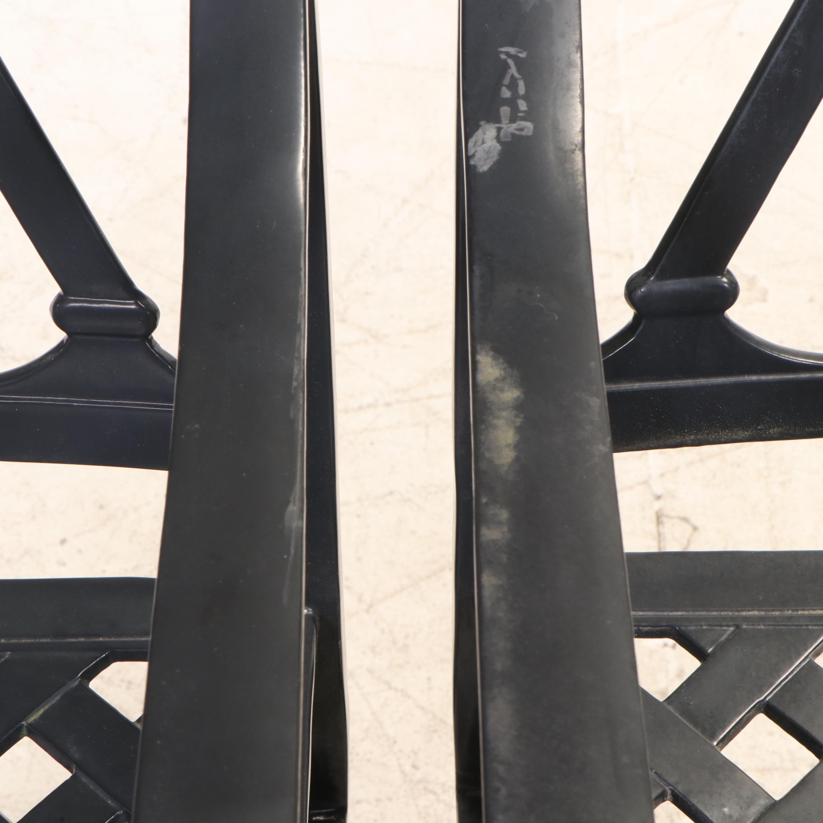 Frontgate Patio Table with Swivel Barstools