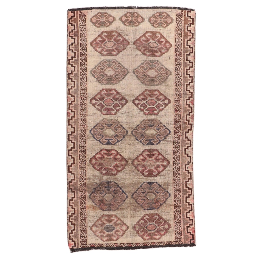 3'8 x 6'11 Hand-Knotted Persian Qashqai Area Rug