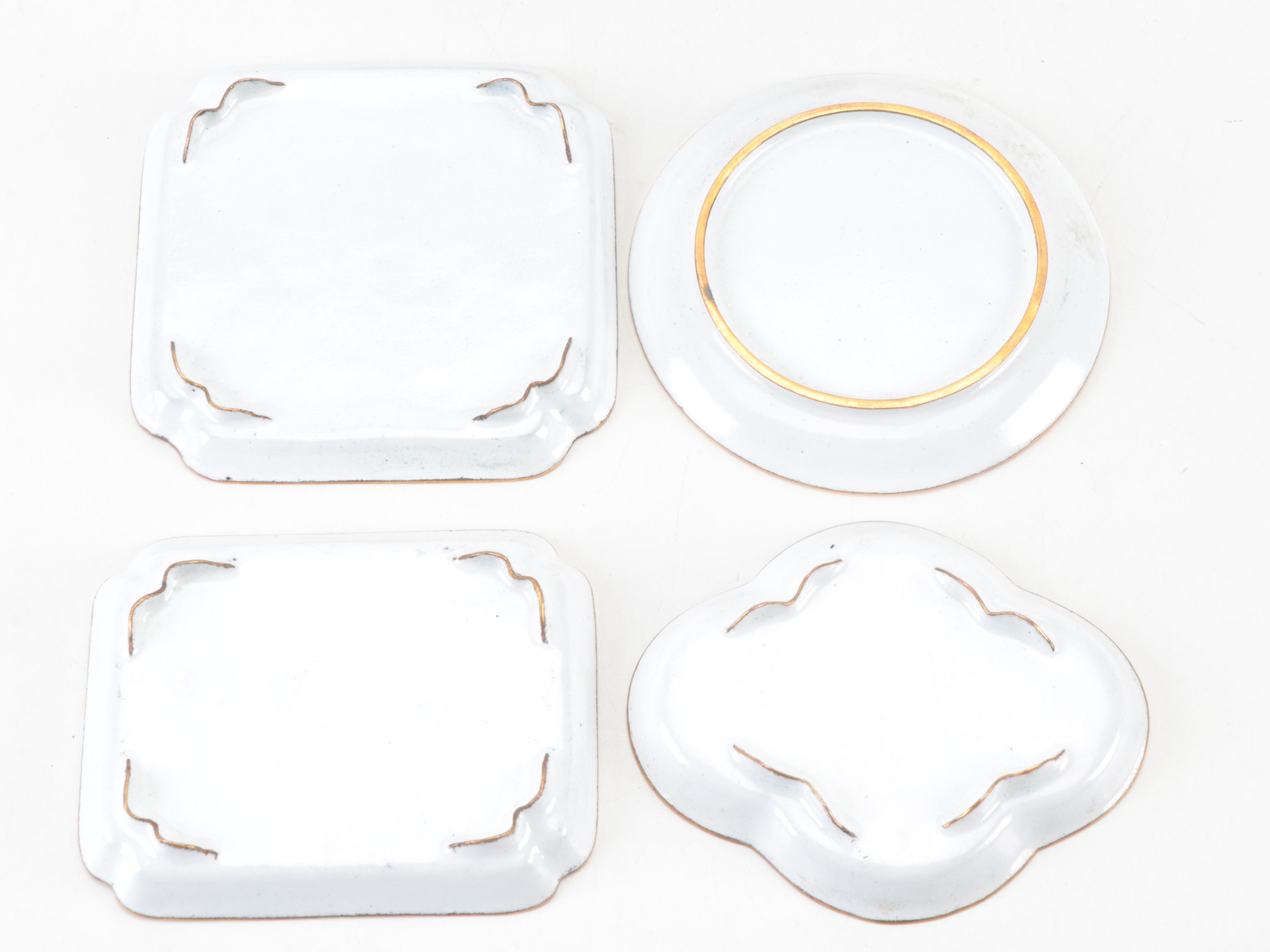 Chinese Enameled Dishes and Boading Balls