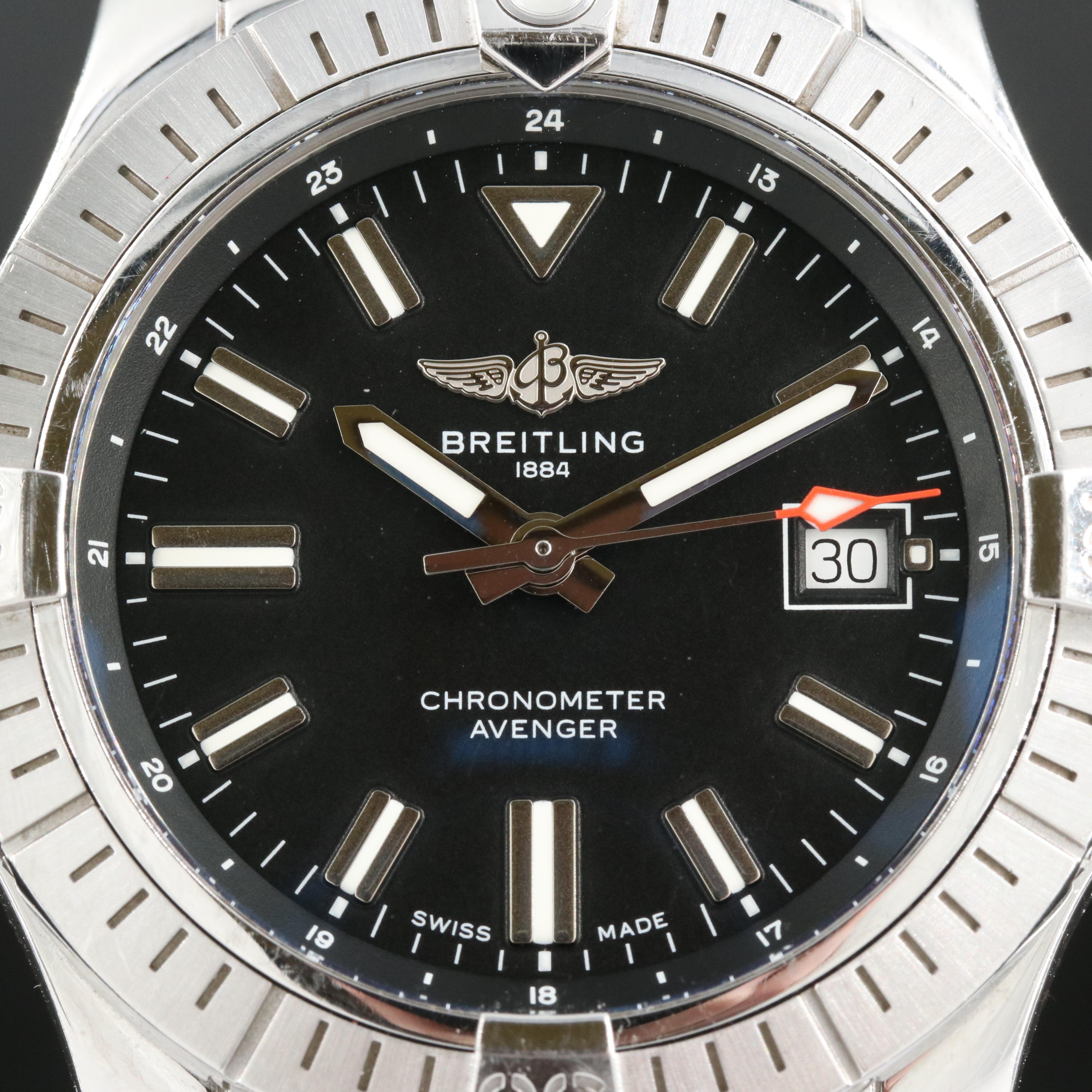 Breitling Avenger Stainless Steel Automatic Watch