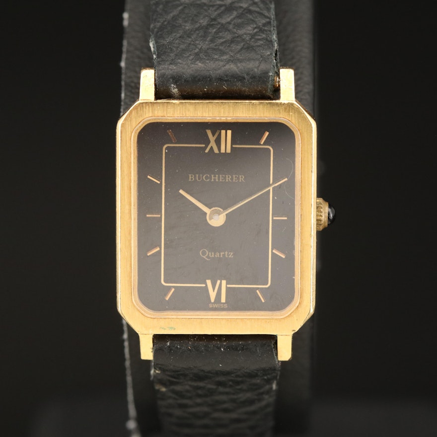 18K Bucherer Quartz Wristwatch