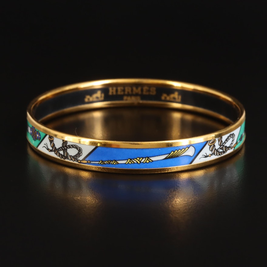 Hermès "Clic-Clac" Narrow Bangle