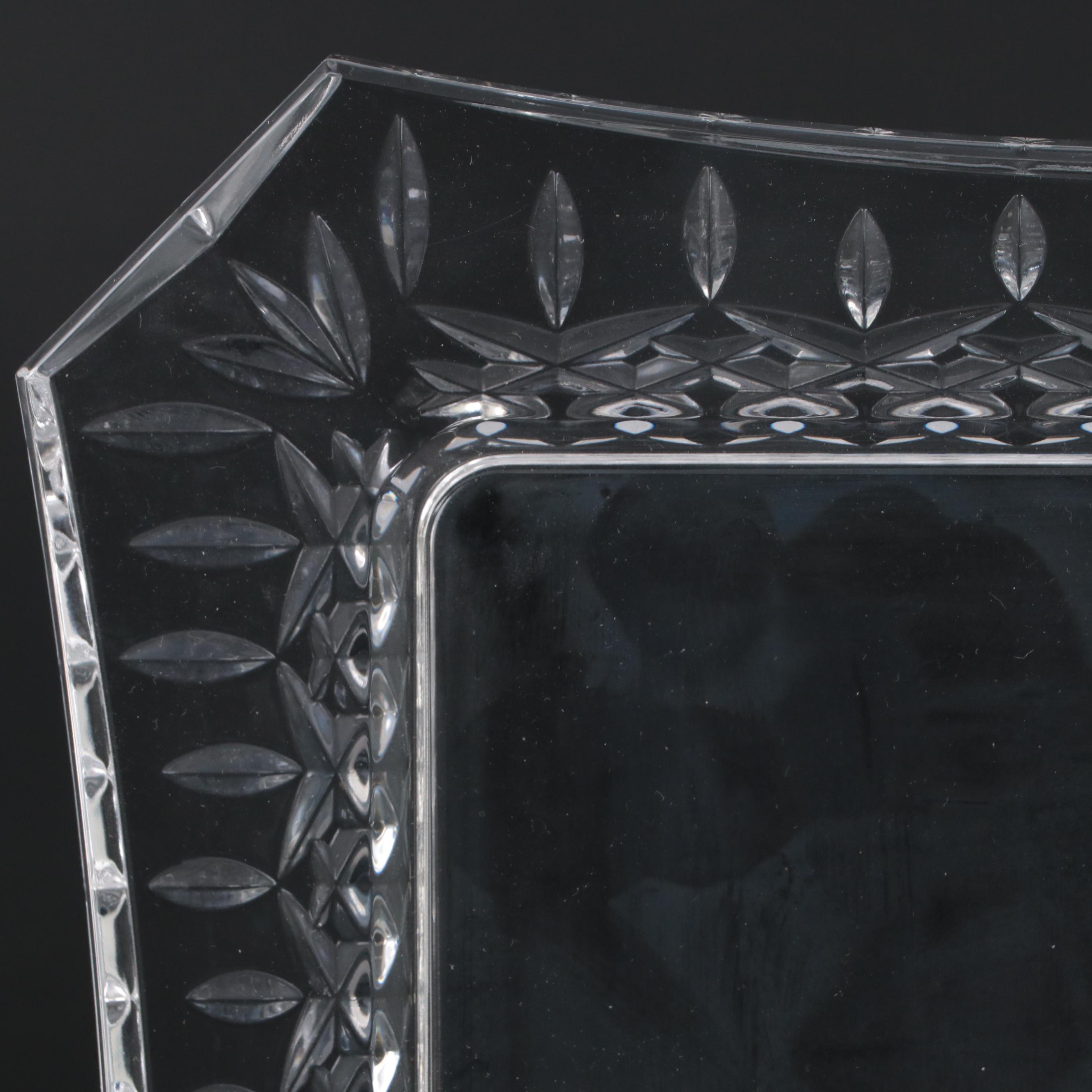 Waterford Crystal "Lismore" Easel Back Picture Frame