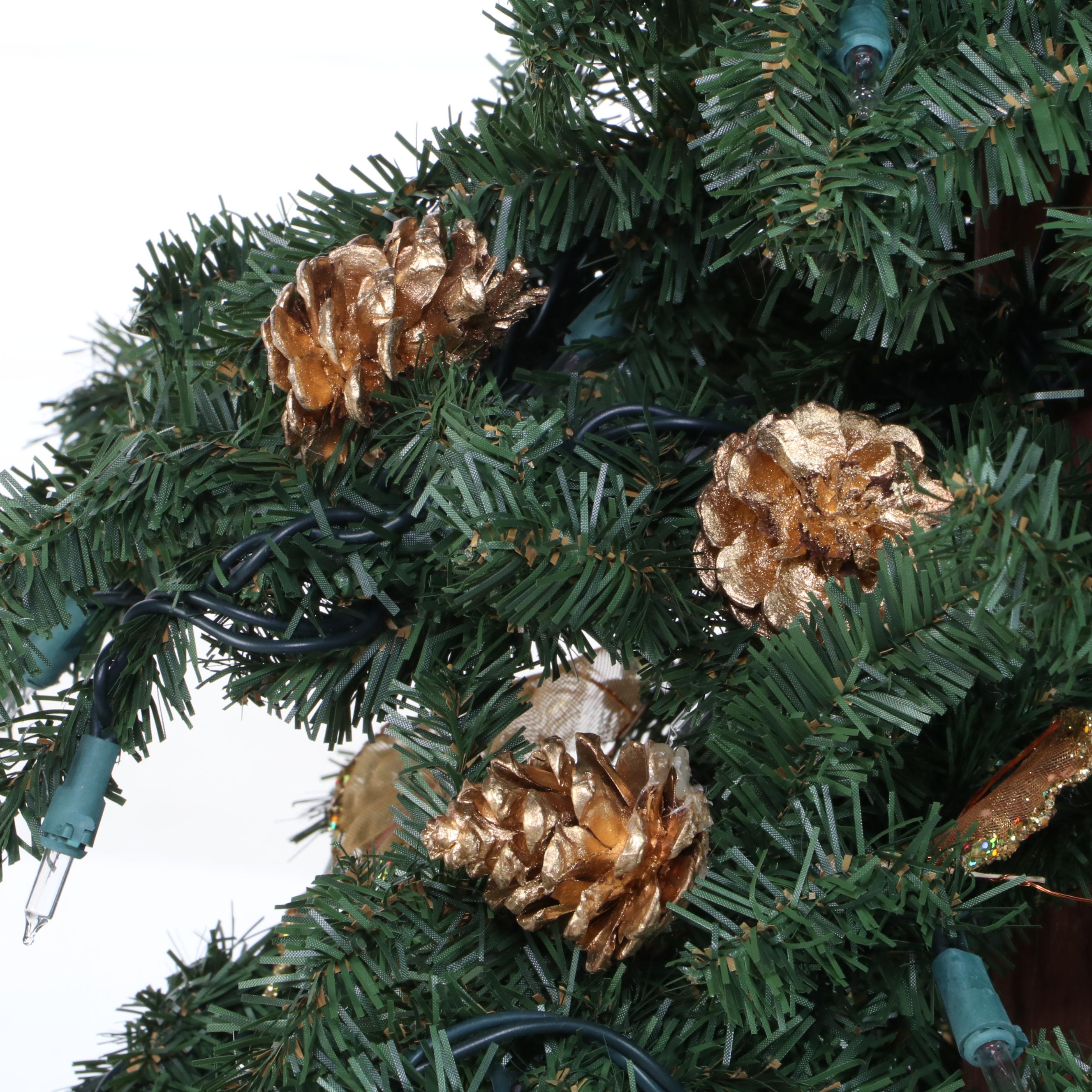 Ditz Designs by The Hen House "Golden Elegance" Father Christmas, dated 2008