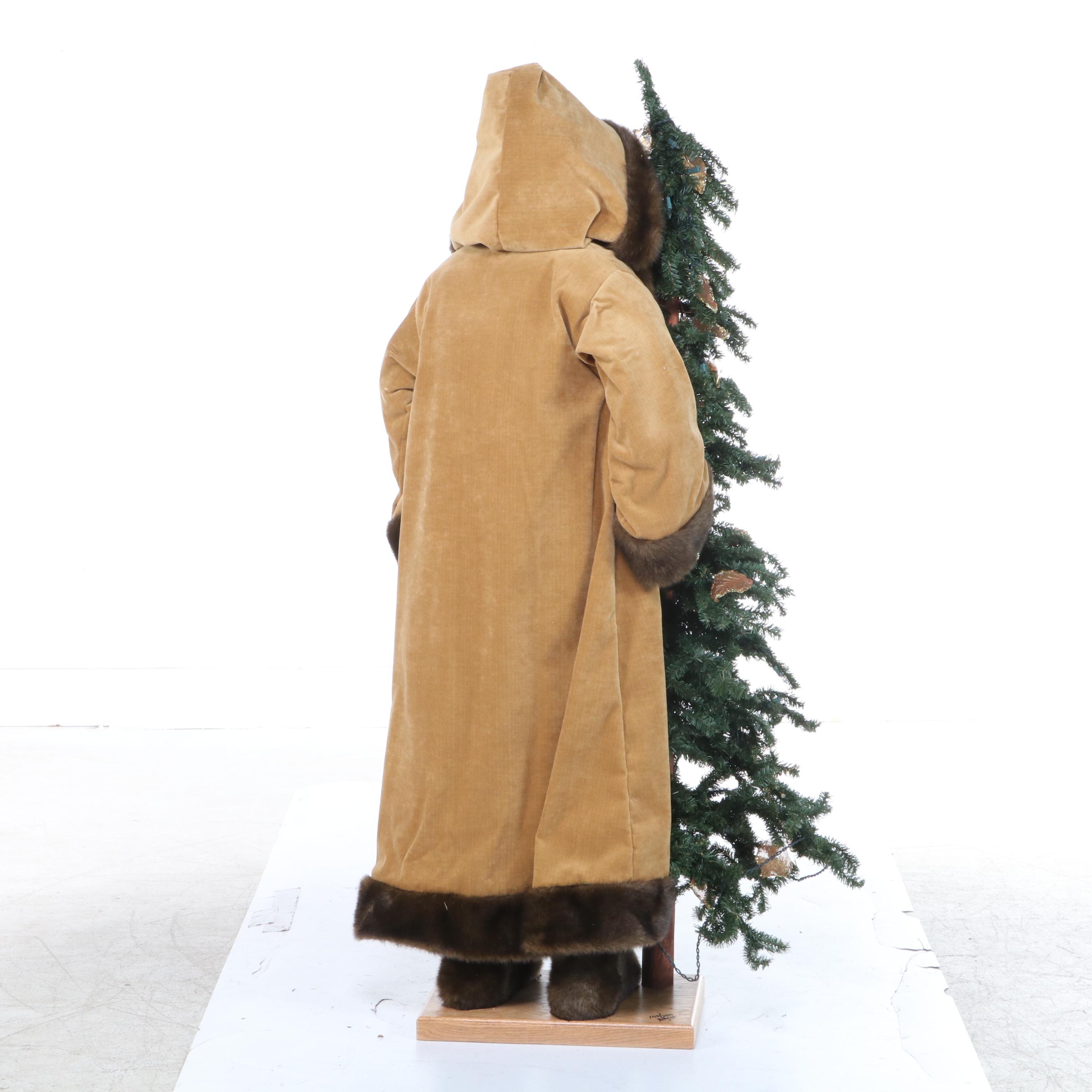 Ditz Designs by The Hen House "Golden Elegance" Father Christmas, dated 2008